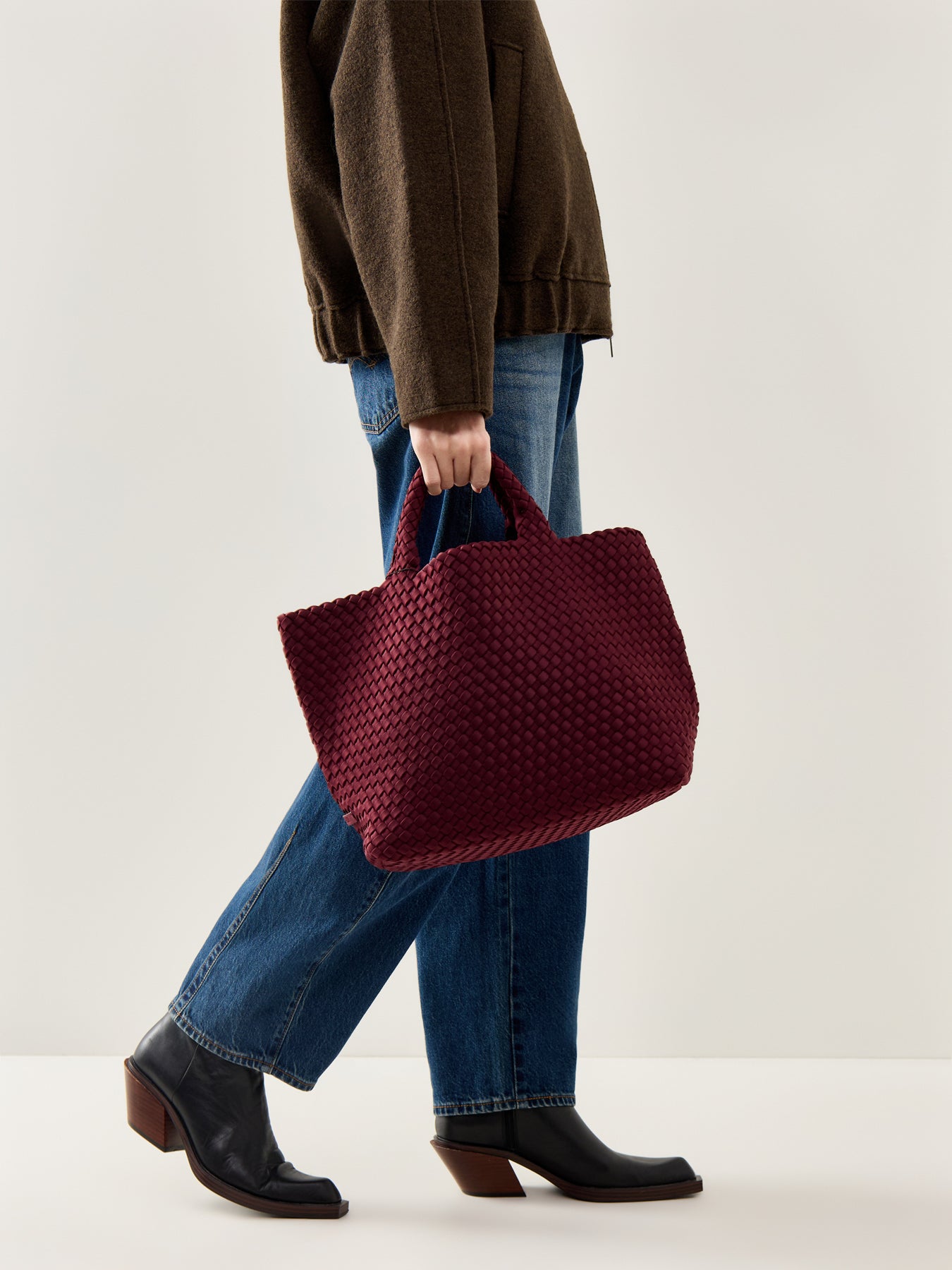 St Barths Medium Tote Bordeaux
