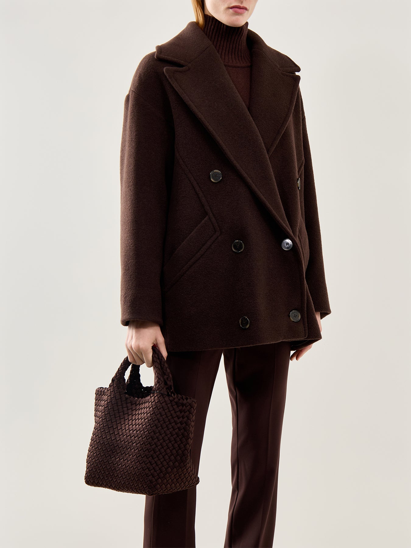 St Barths Small Tote Chocolate