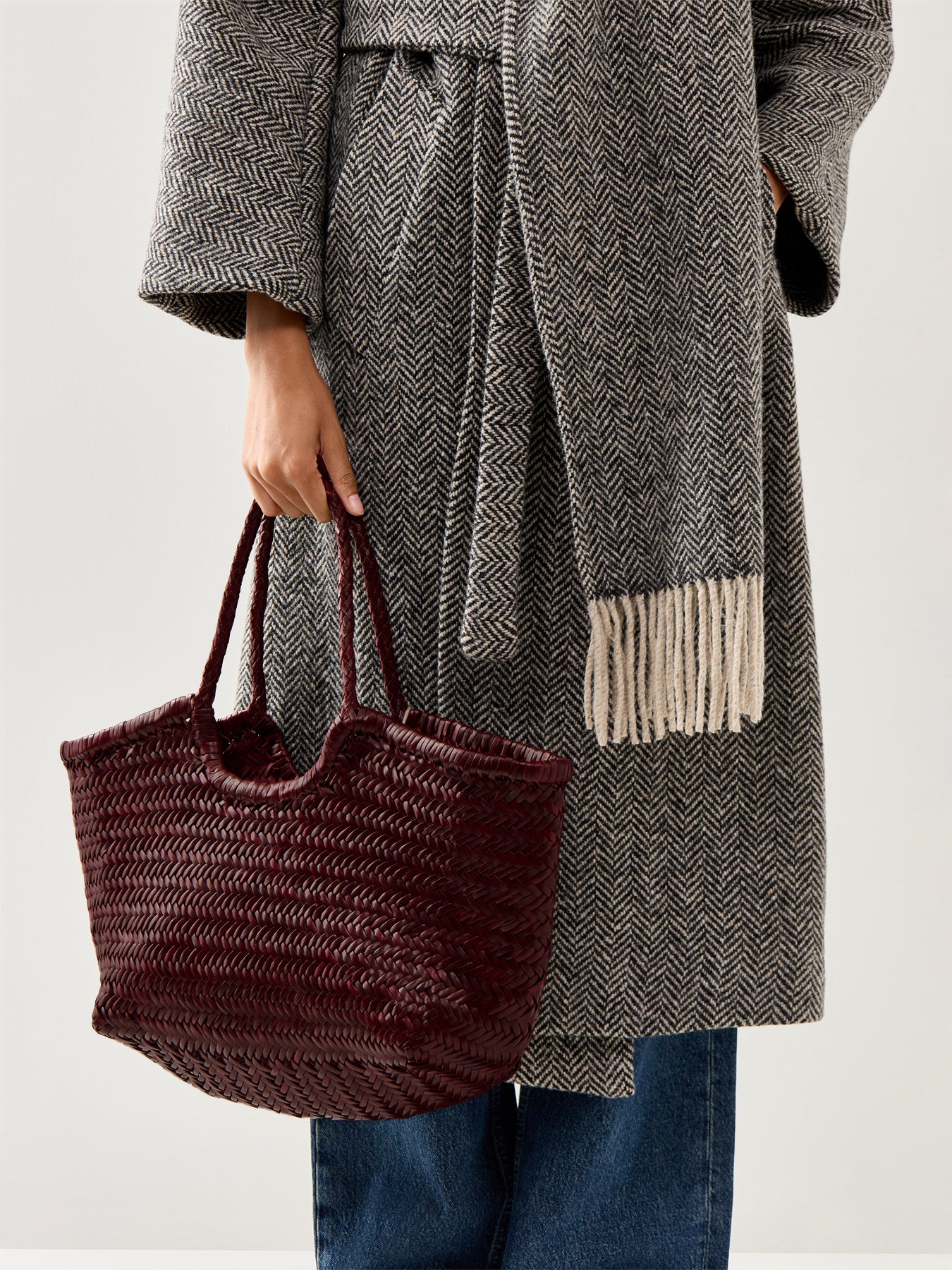 Nantucket Basket Bag Bordo