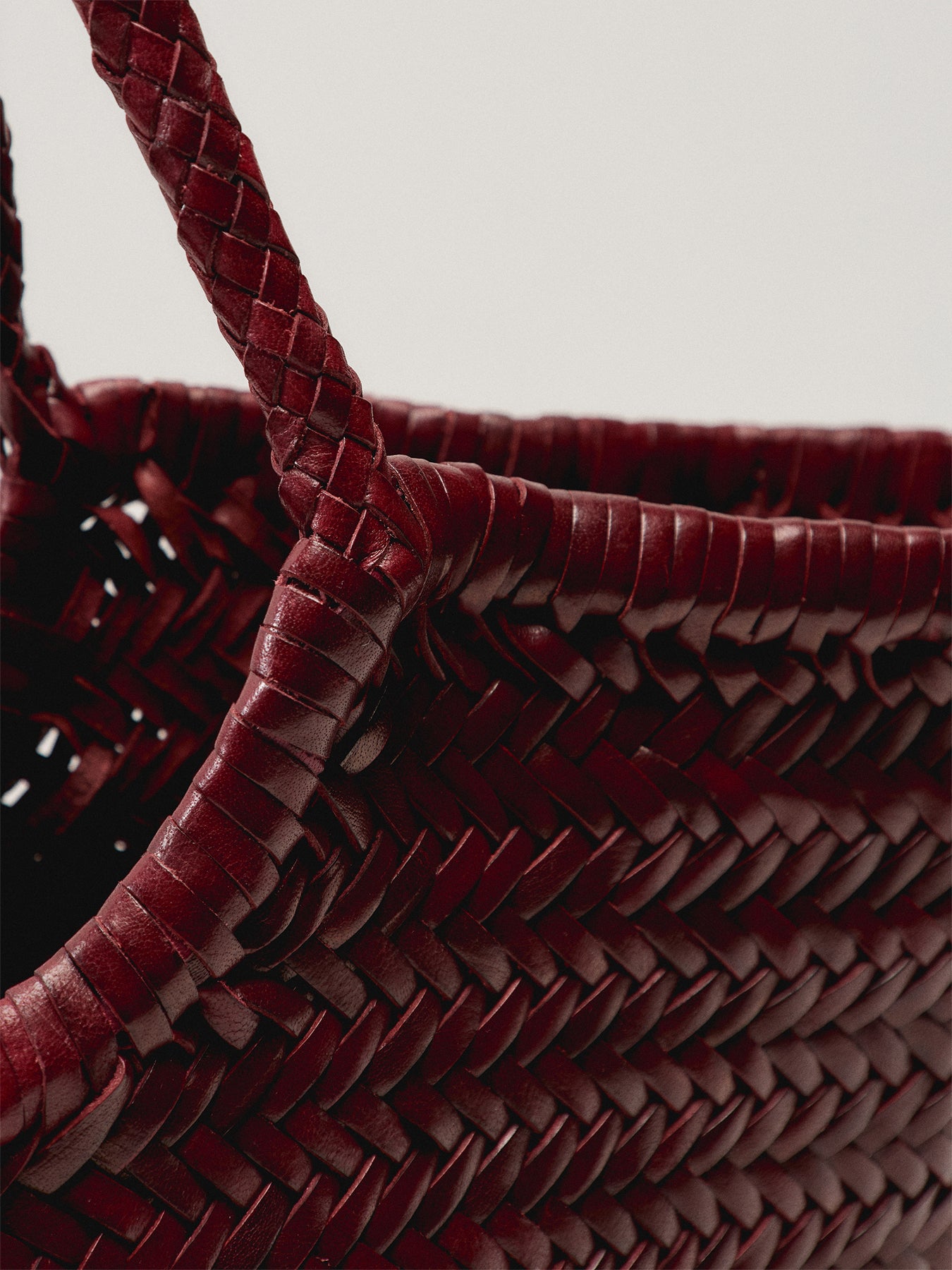 Nantucket Basket Bag Bordo