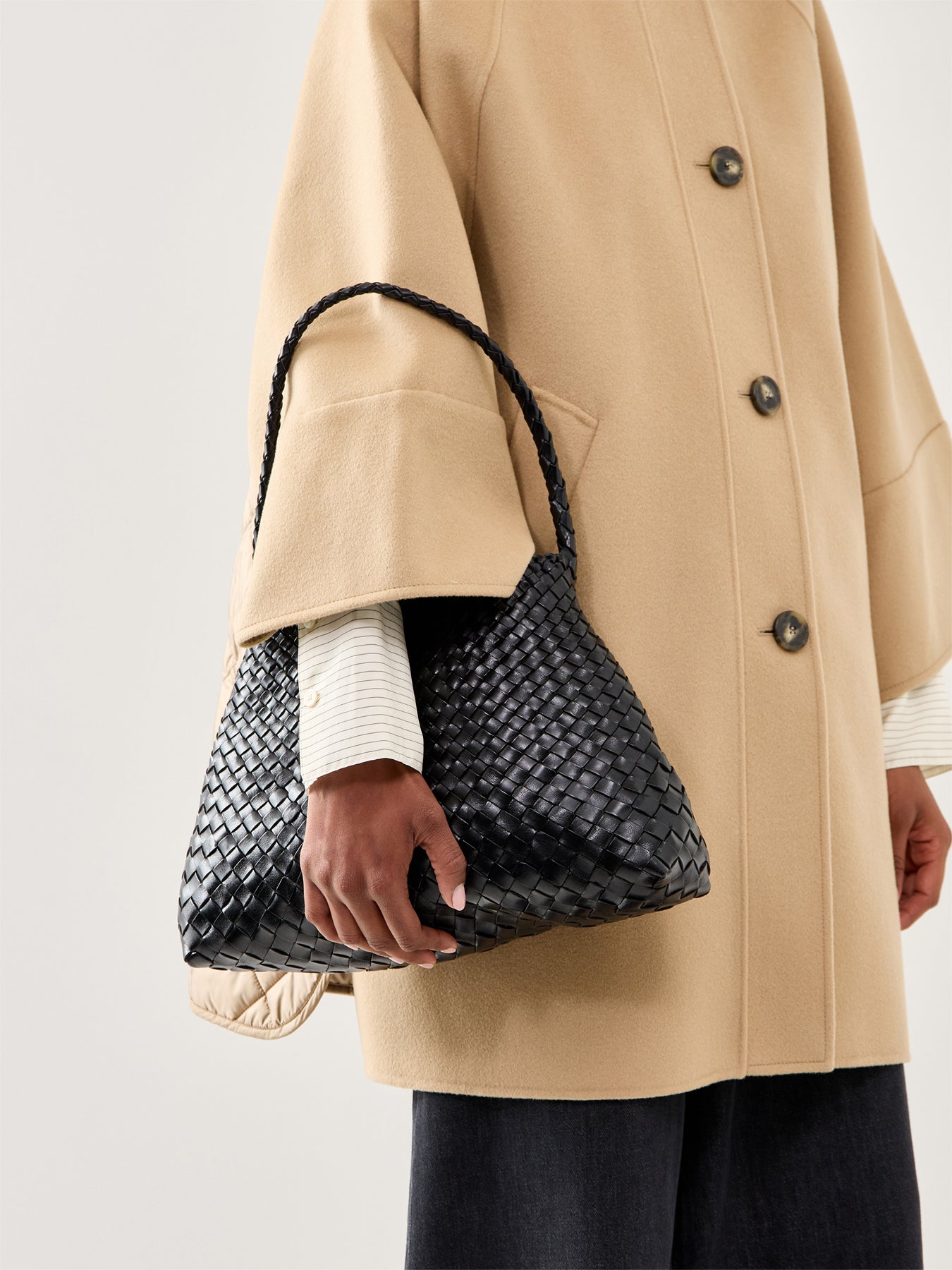 Santa Maria Leather Bag Black