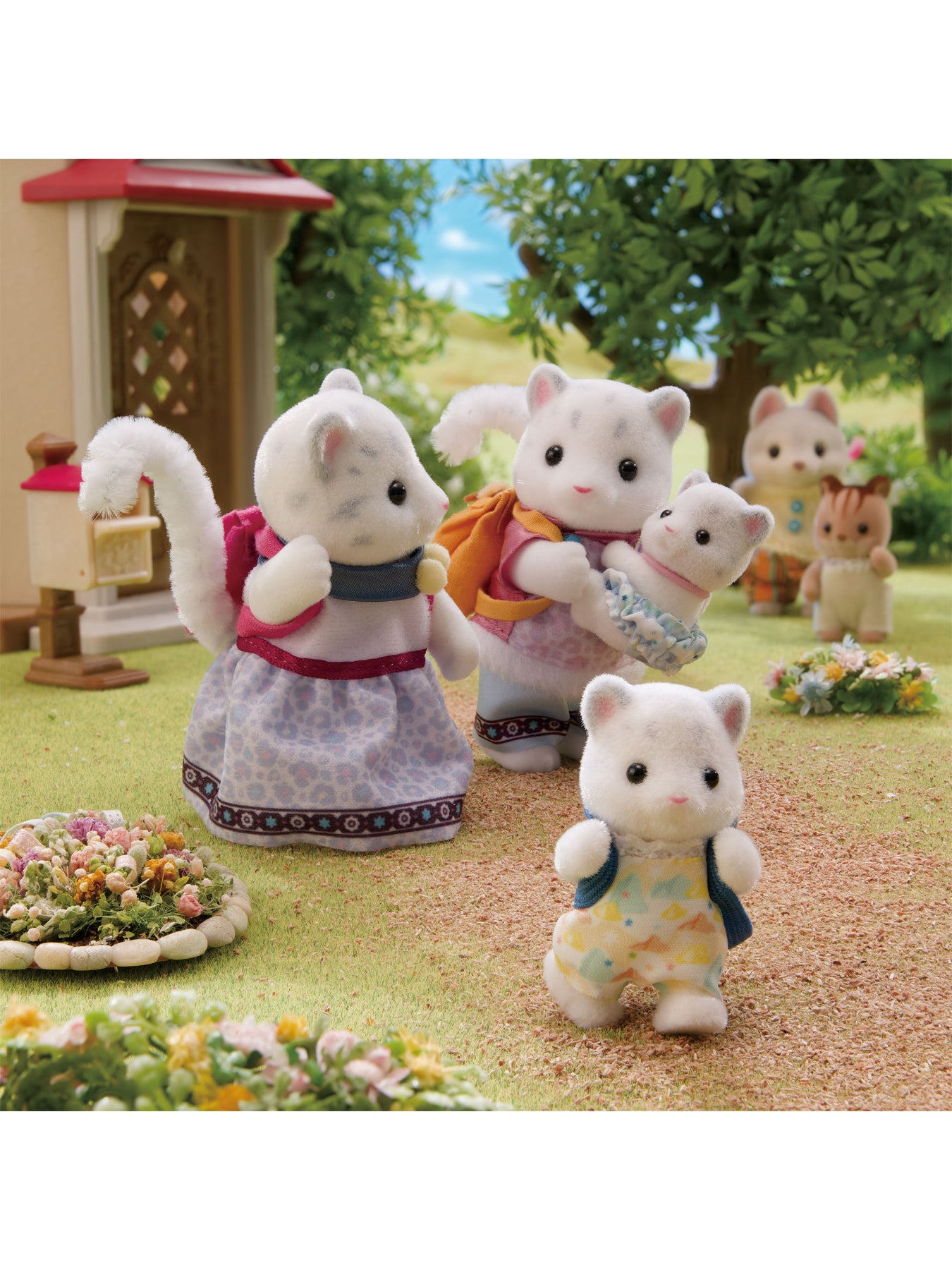 Snow Leopard Family Set