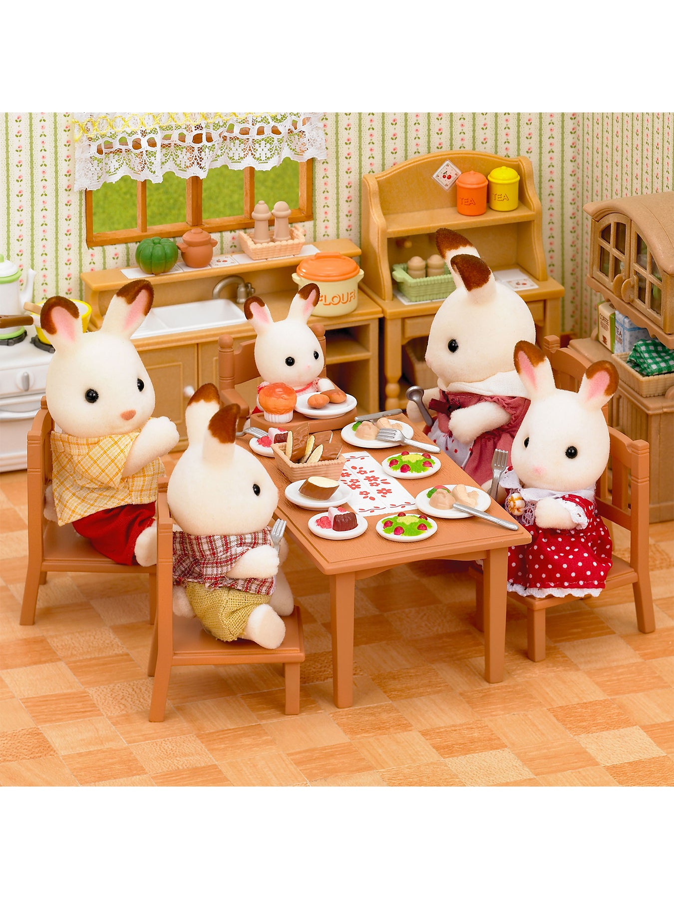 Family Table and Chairs Set