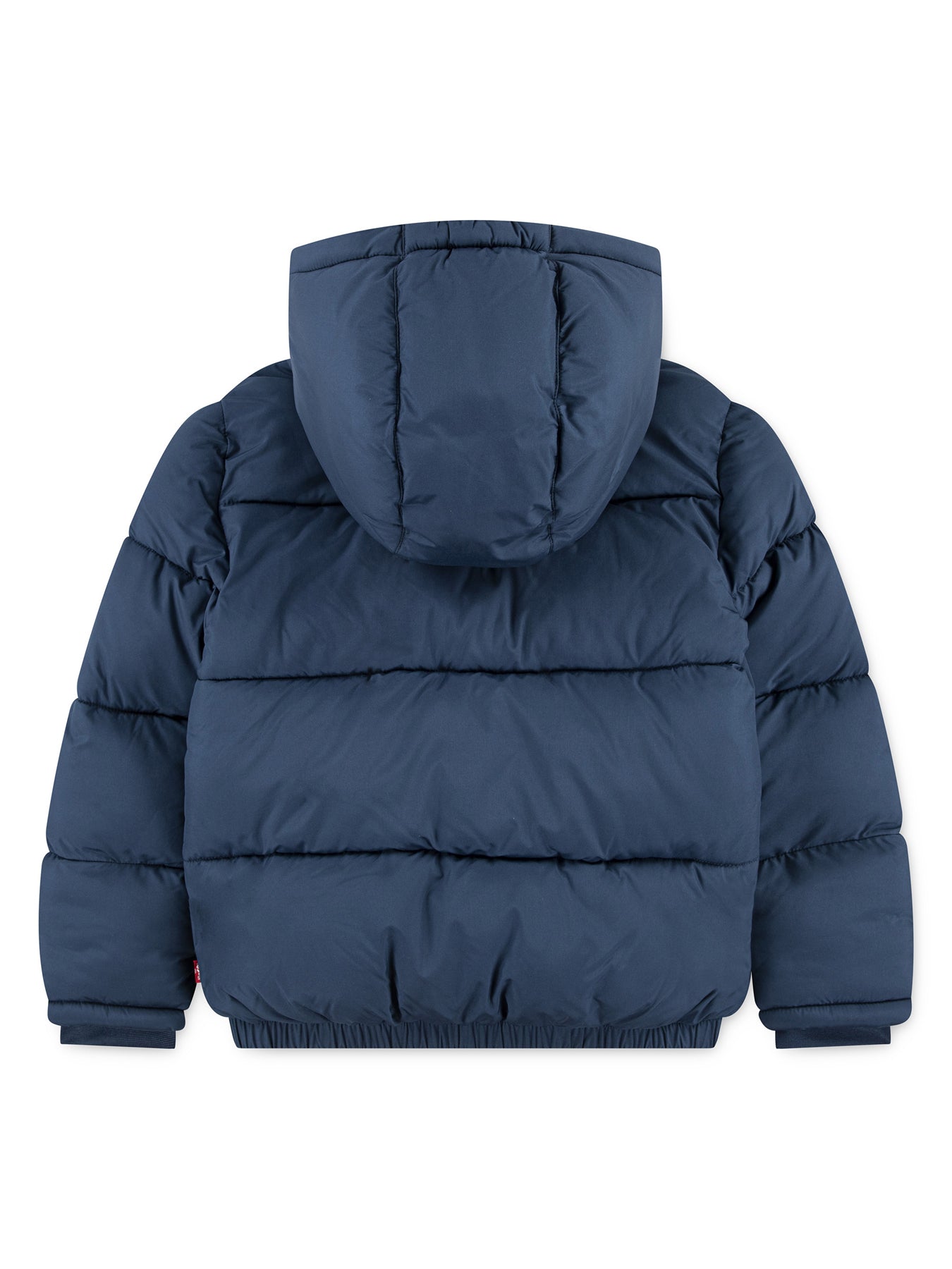 Puffer Jacket With Hoddie Logo Blue