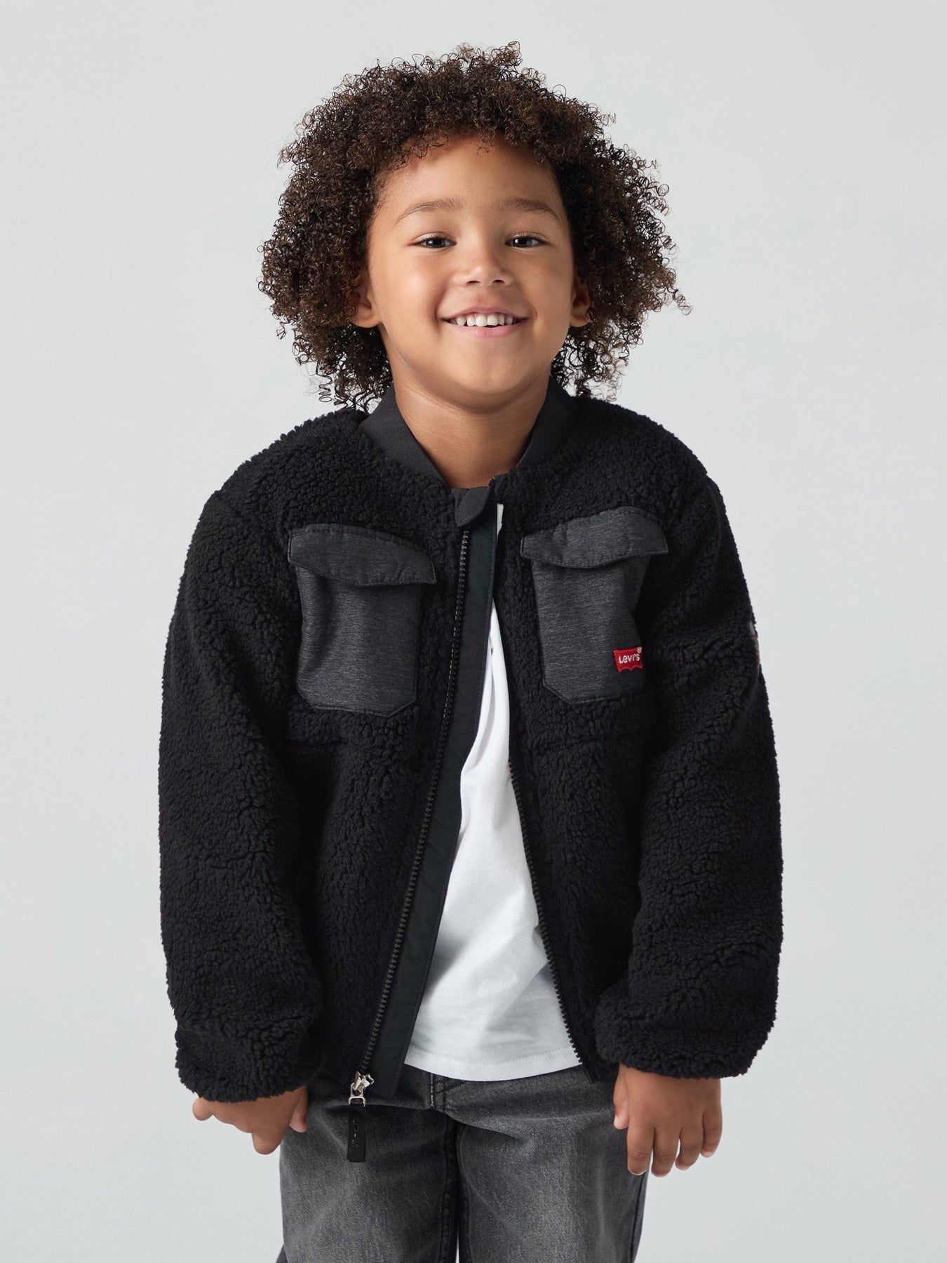 Utility Sherpa Jacket Black