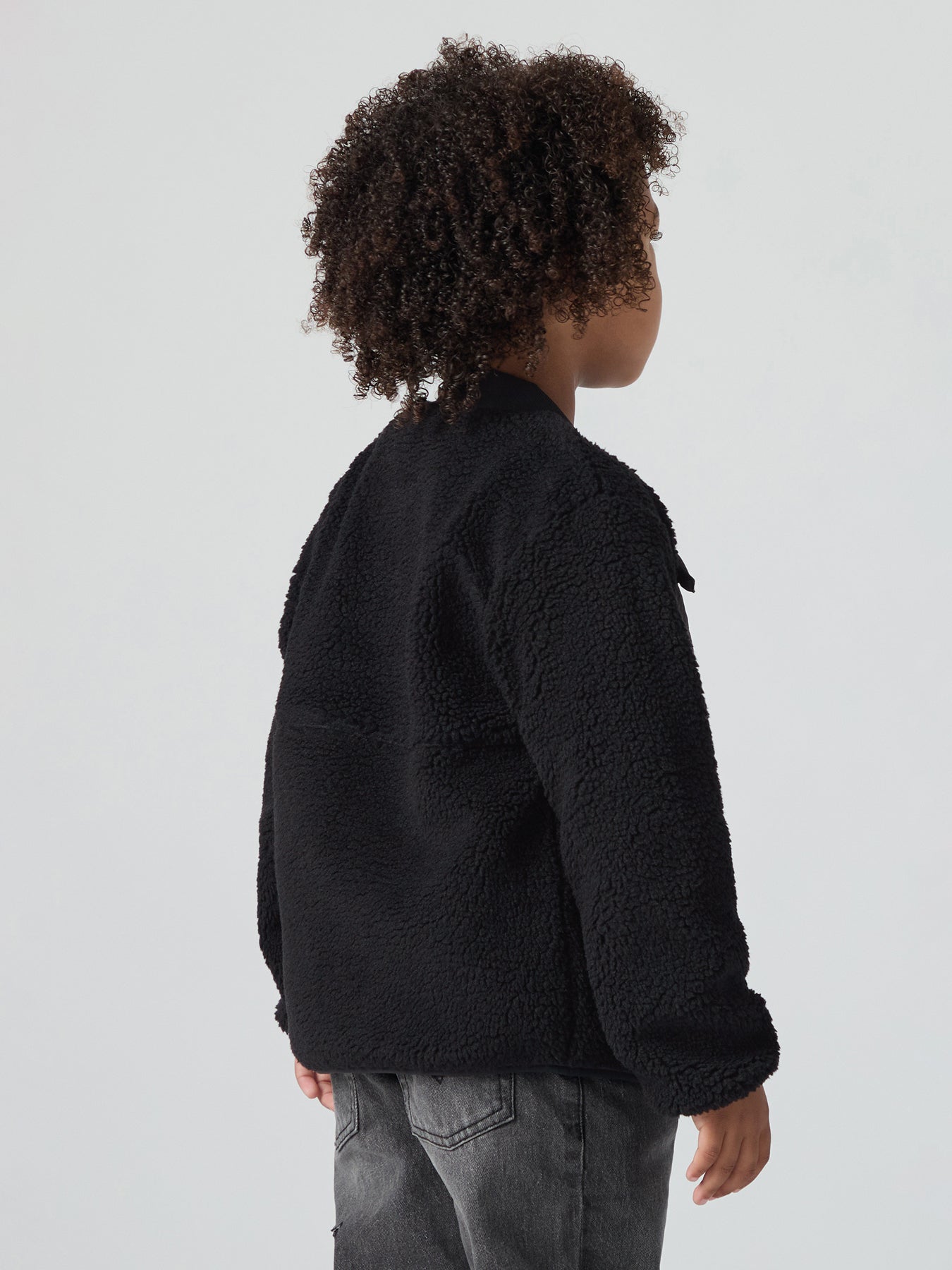 Utility Sherpa Jacket Black