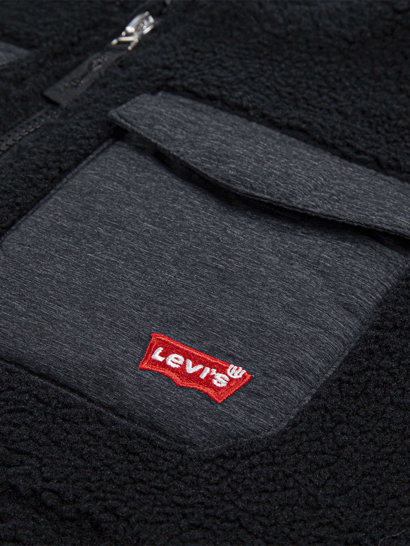 Utility Sherpa Jacket Black