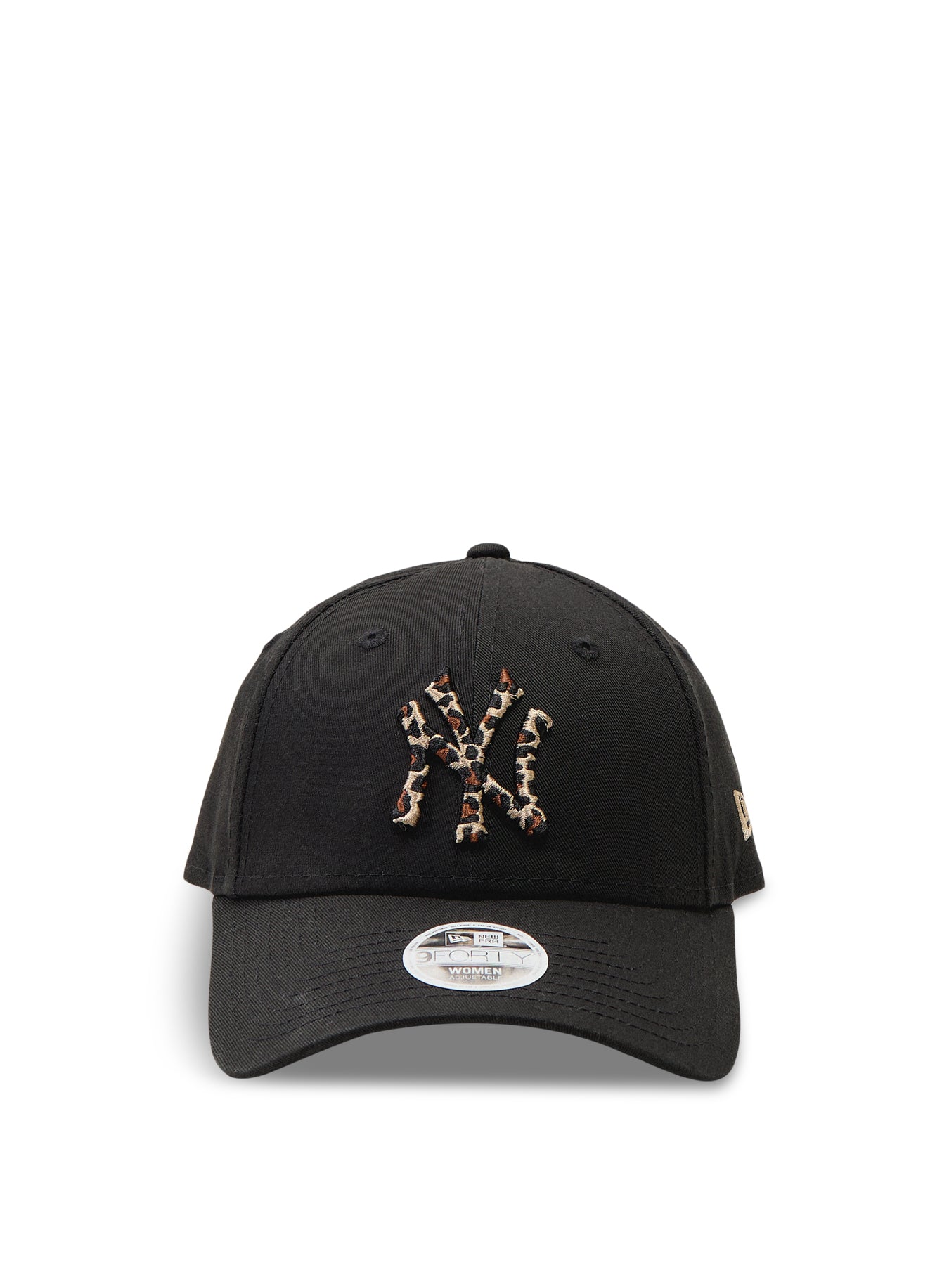 New Era NY Leopard Logo Baseball Cap Black