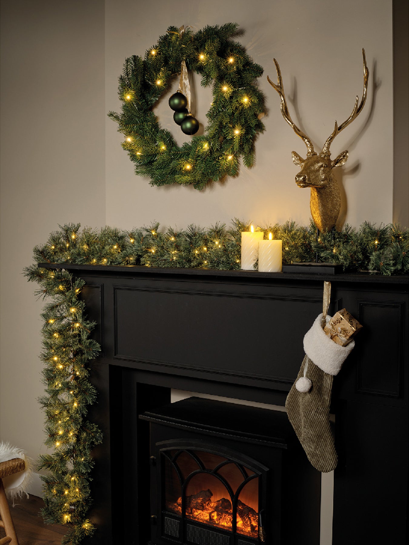 Cashmere Micro LED Indoor Garland 270cm