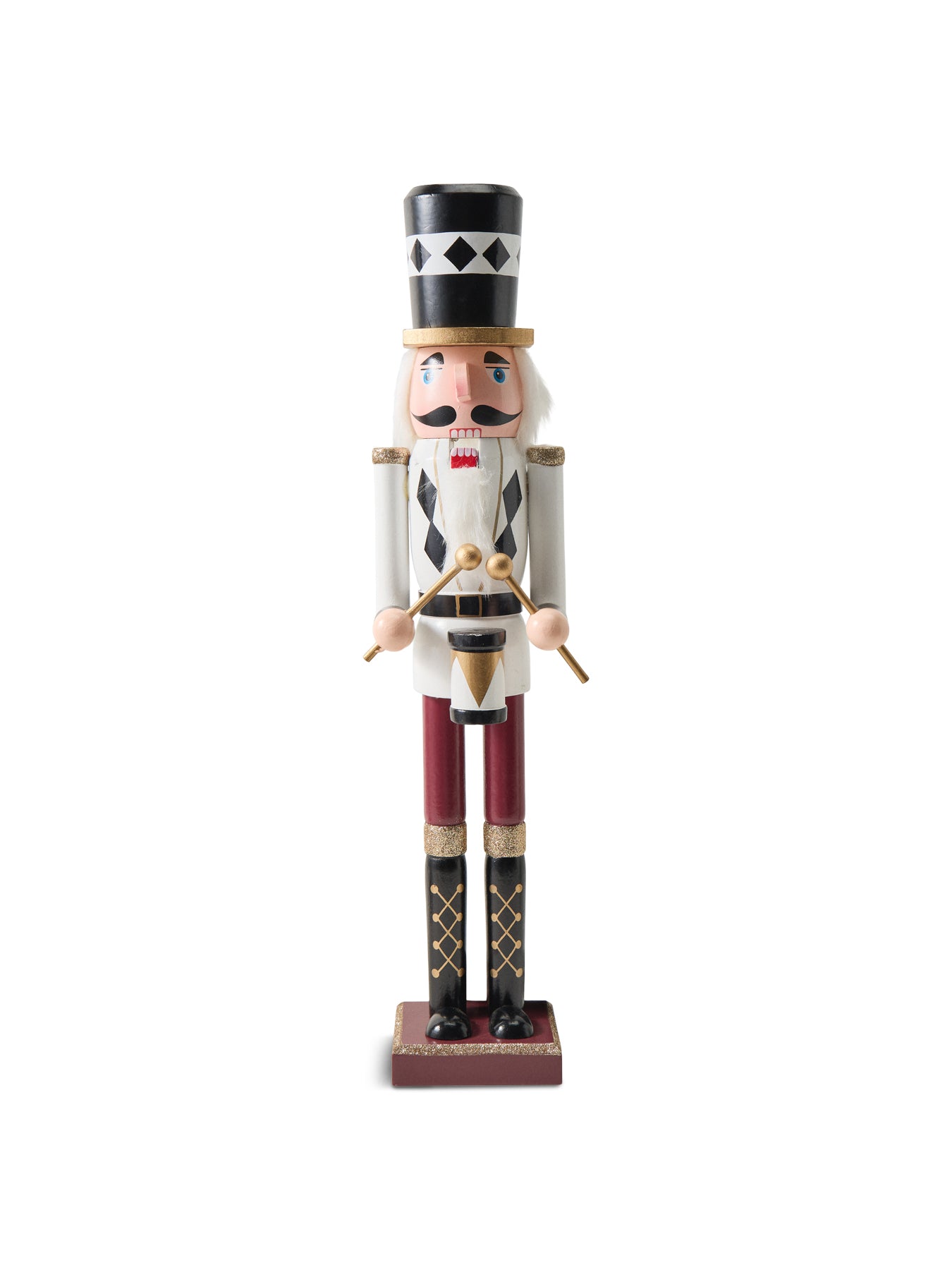 Nutcracker Pinewood Black & White