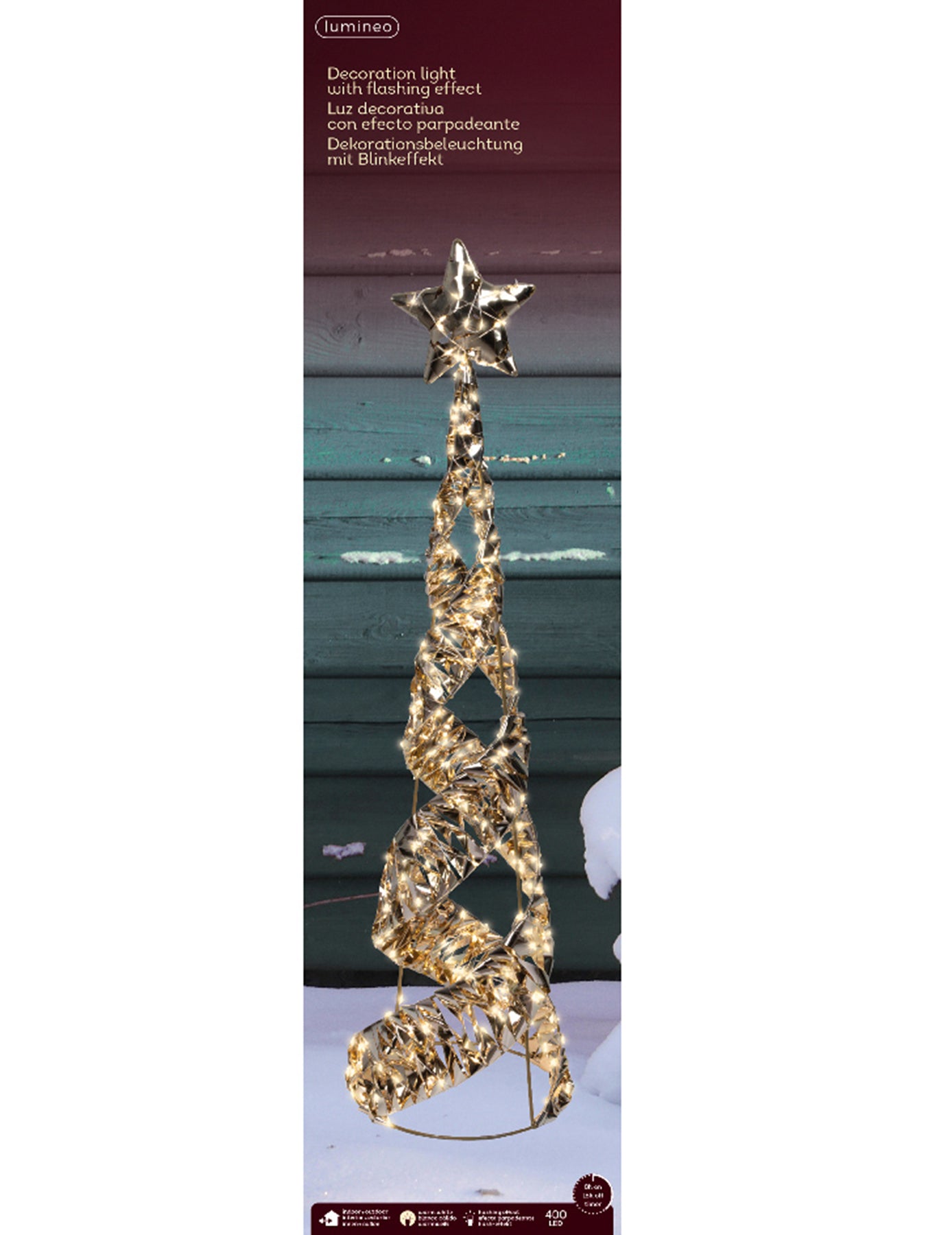 Micro 420 LED Warm White Christmas Tree Light Decoration