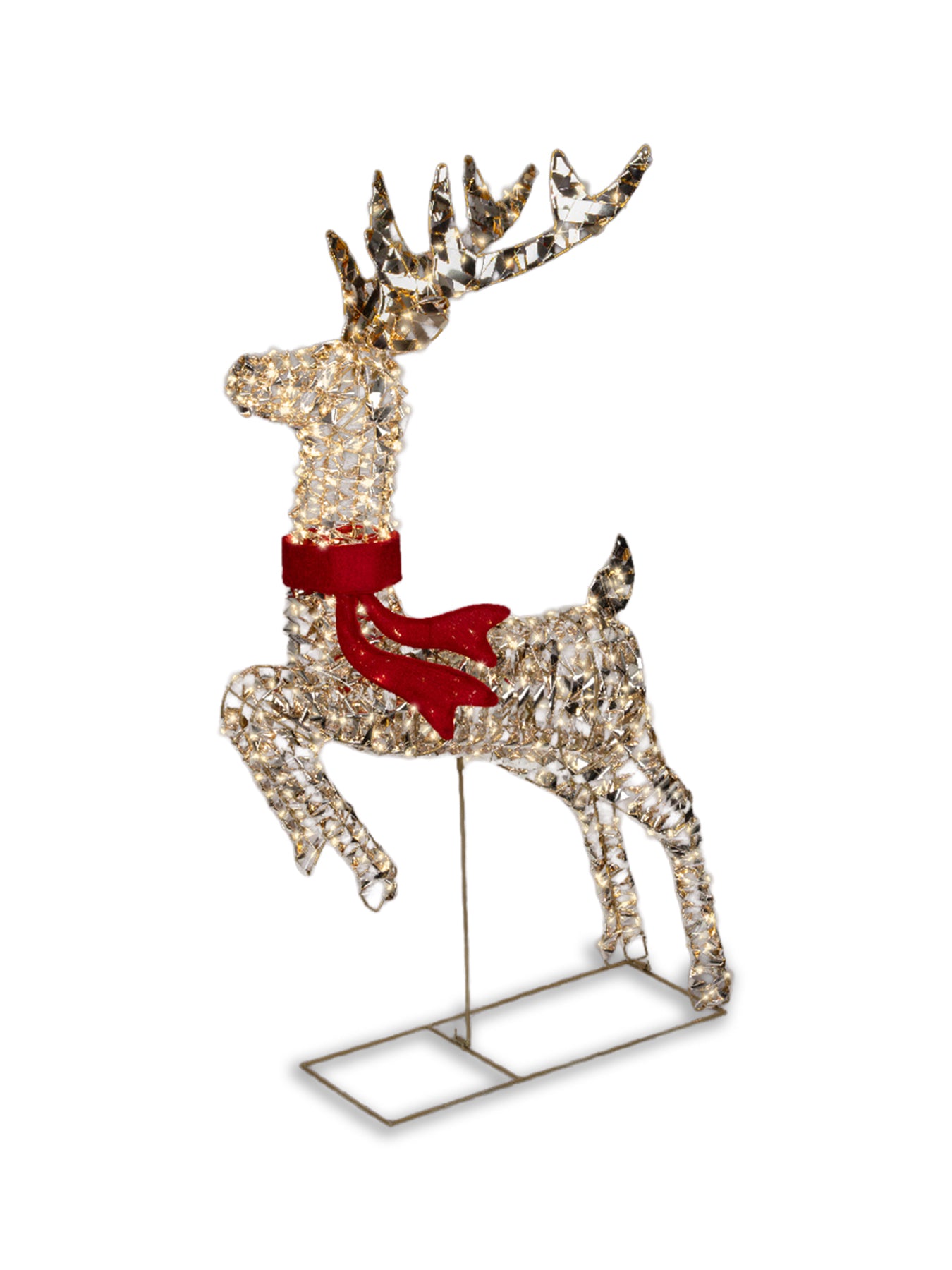 Micro LED Reindeer Flashing Christmas Light Decoration