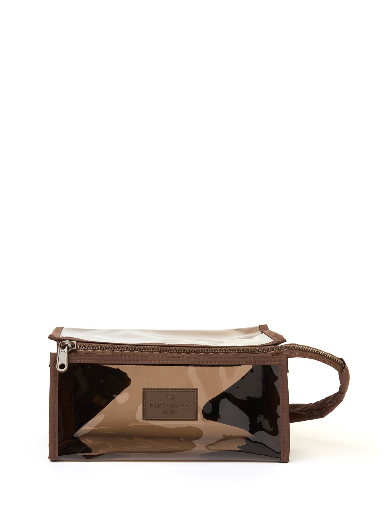 Jelly Flat Lay Makeup Box Bag Espresso