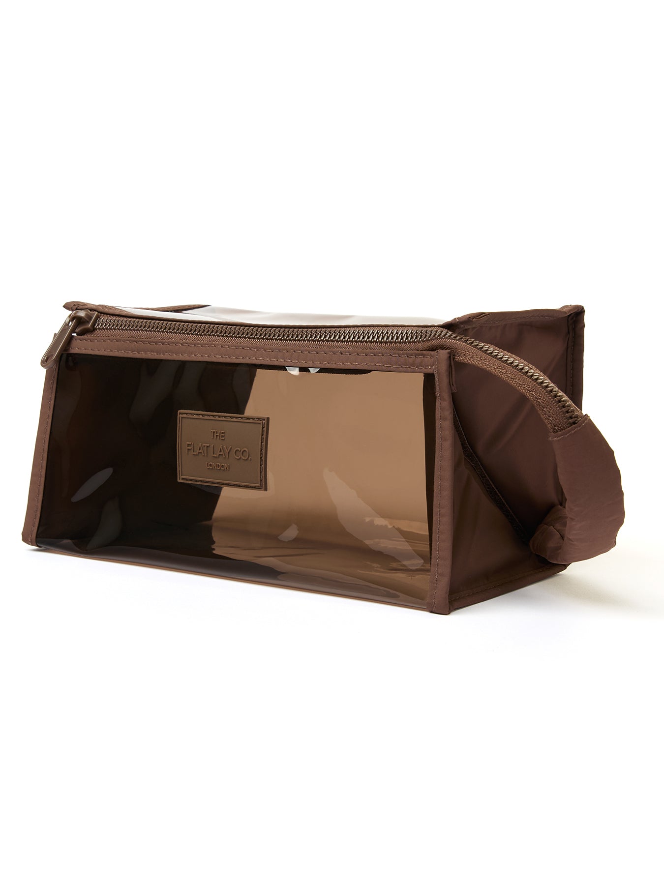 Jelly Flat Lay Makeup Box Bag Espresso