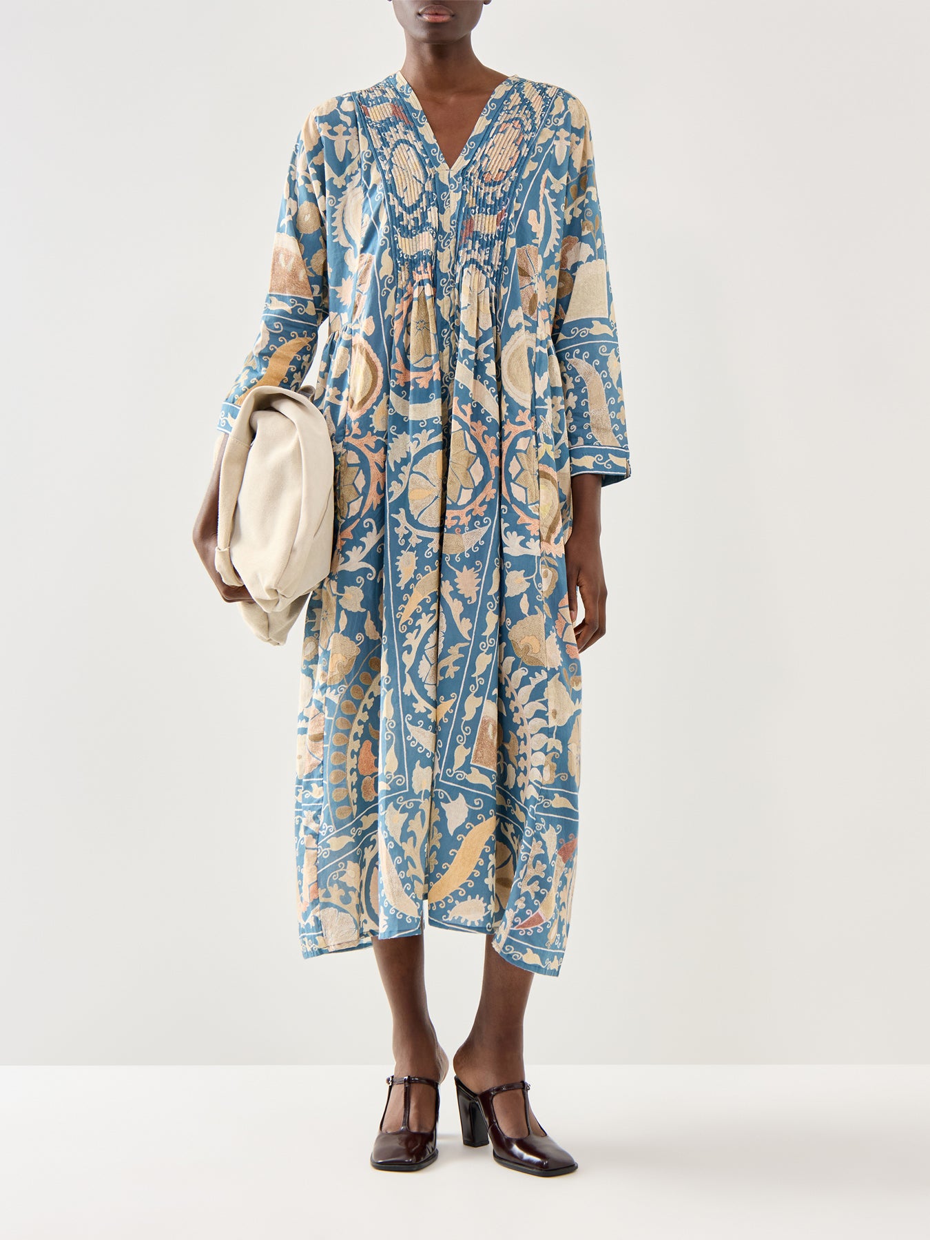 Pinch Pleat Dress