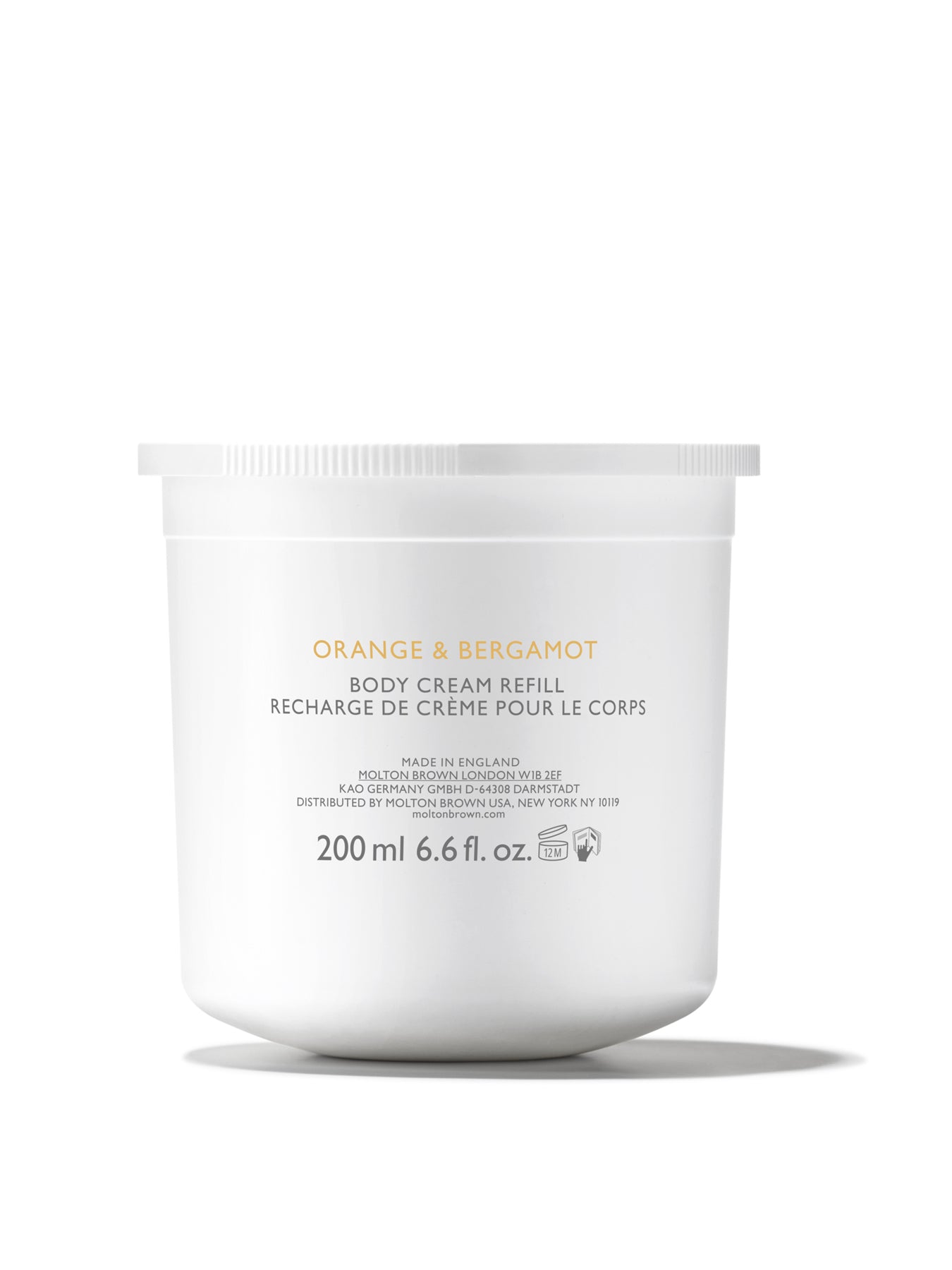 Orange and Bergamot Body Cream Refill 200ml