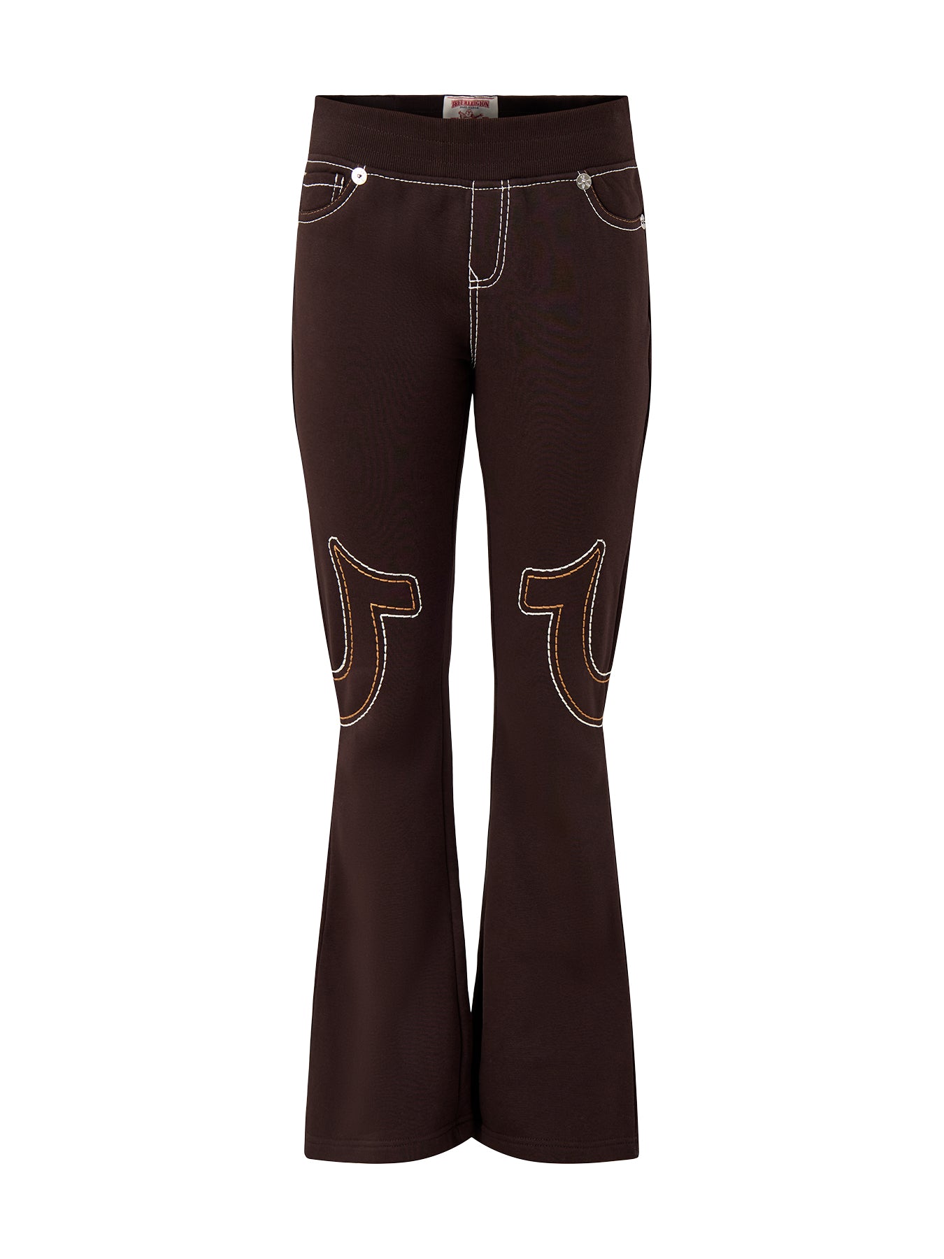 Anniversary Big T Flare Pants Brown