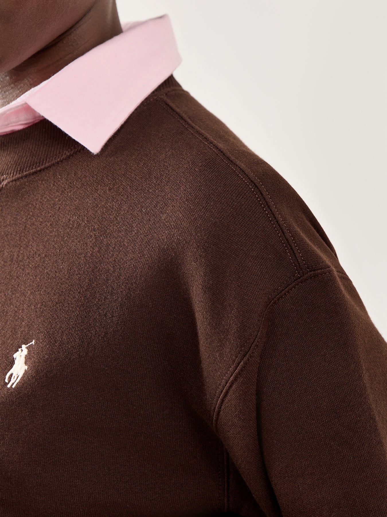 Knit Sweatshirt Brown