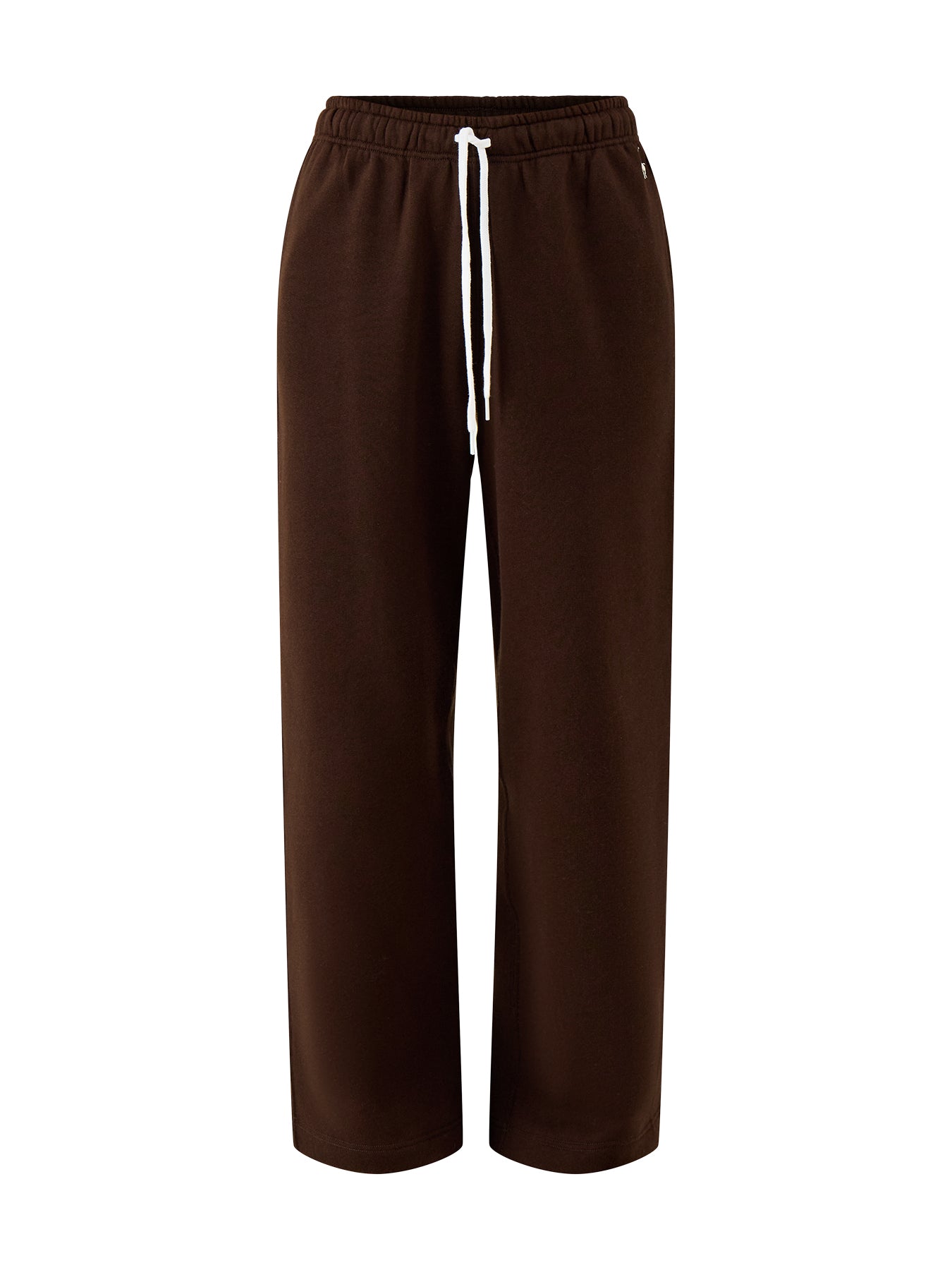 Knit Wide Leg Sweatpants Brown