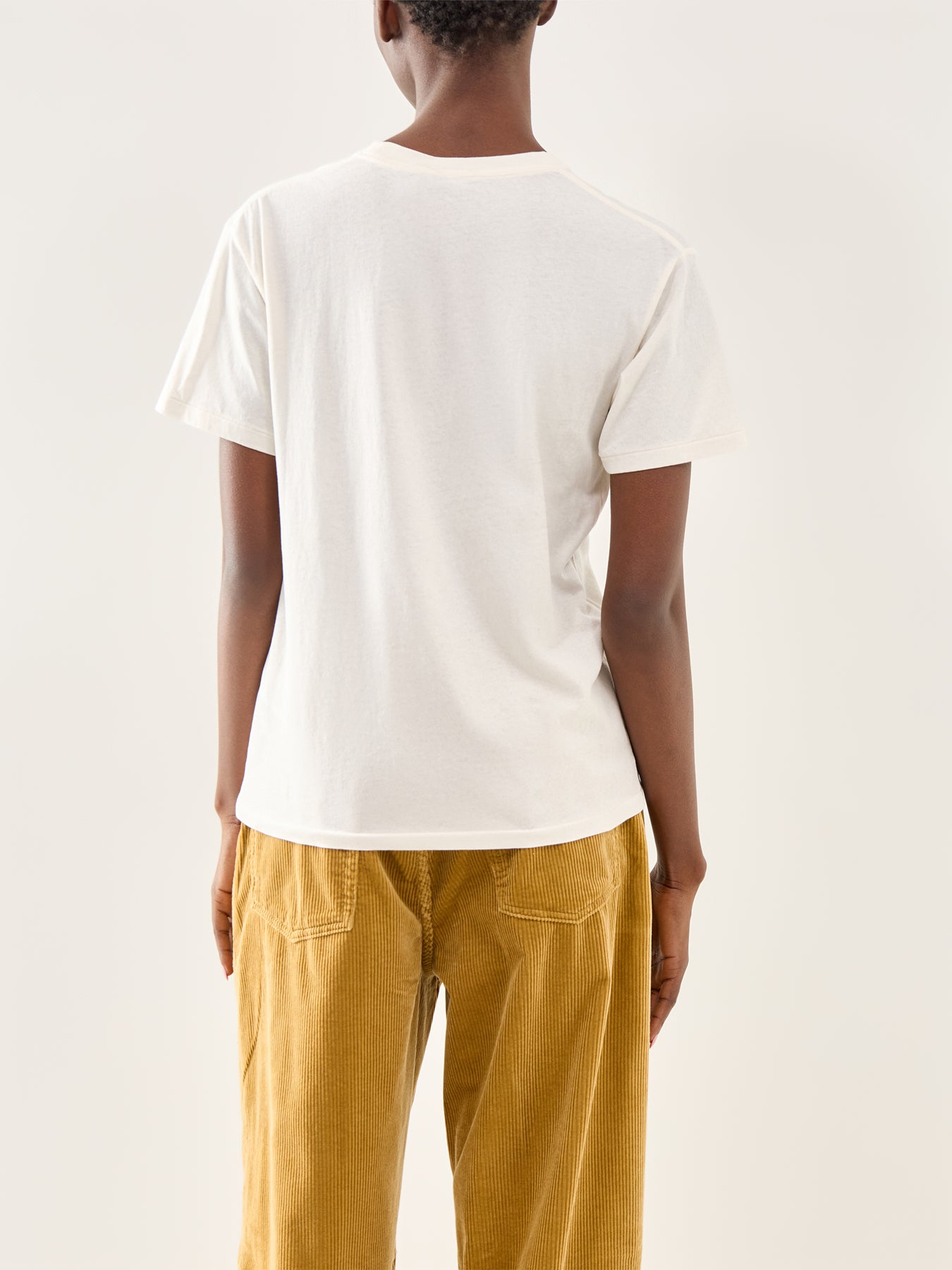 Bear Short Sleeve Cotton T-Shirt White