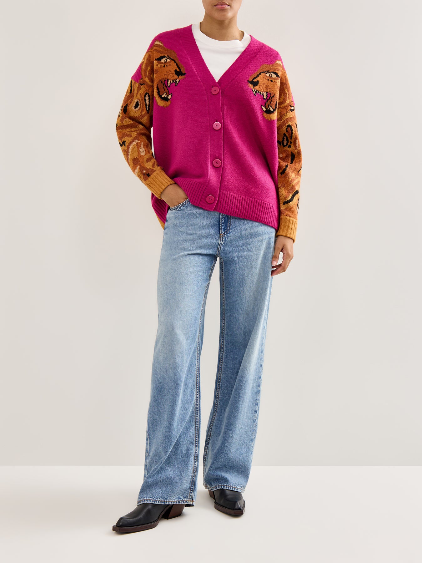 Bold Tiger Cardigan Multi