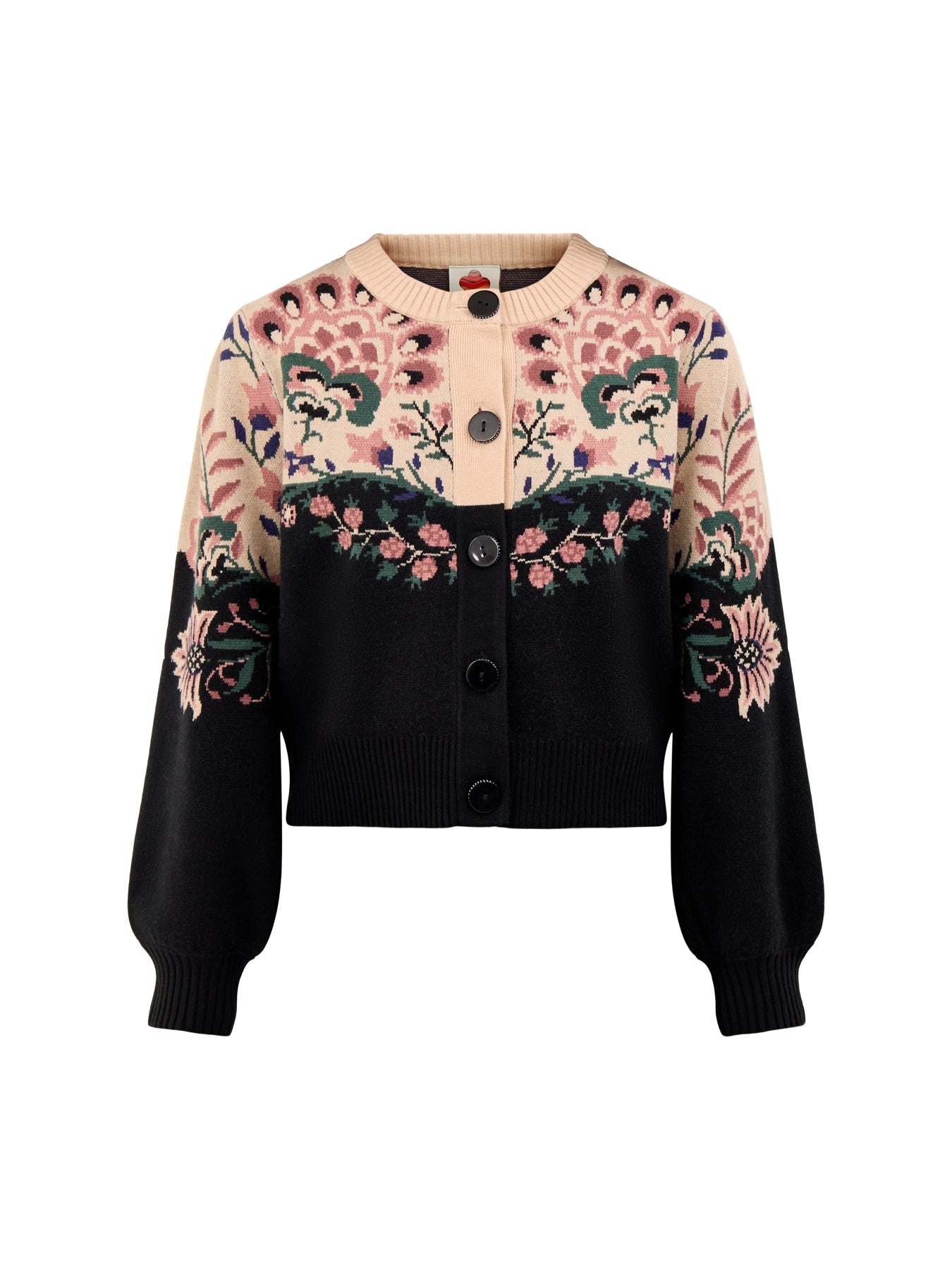 Belle Garden Knit Cardigan Cream