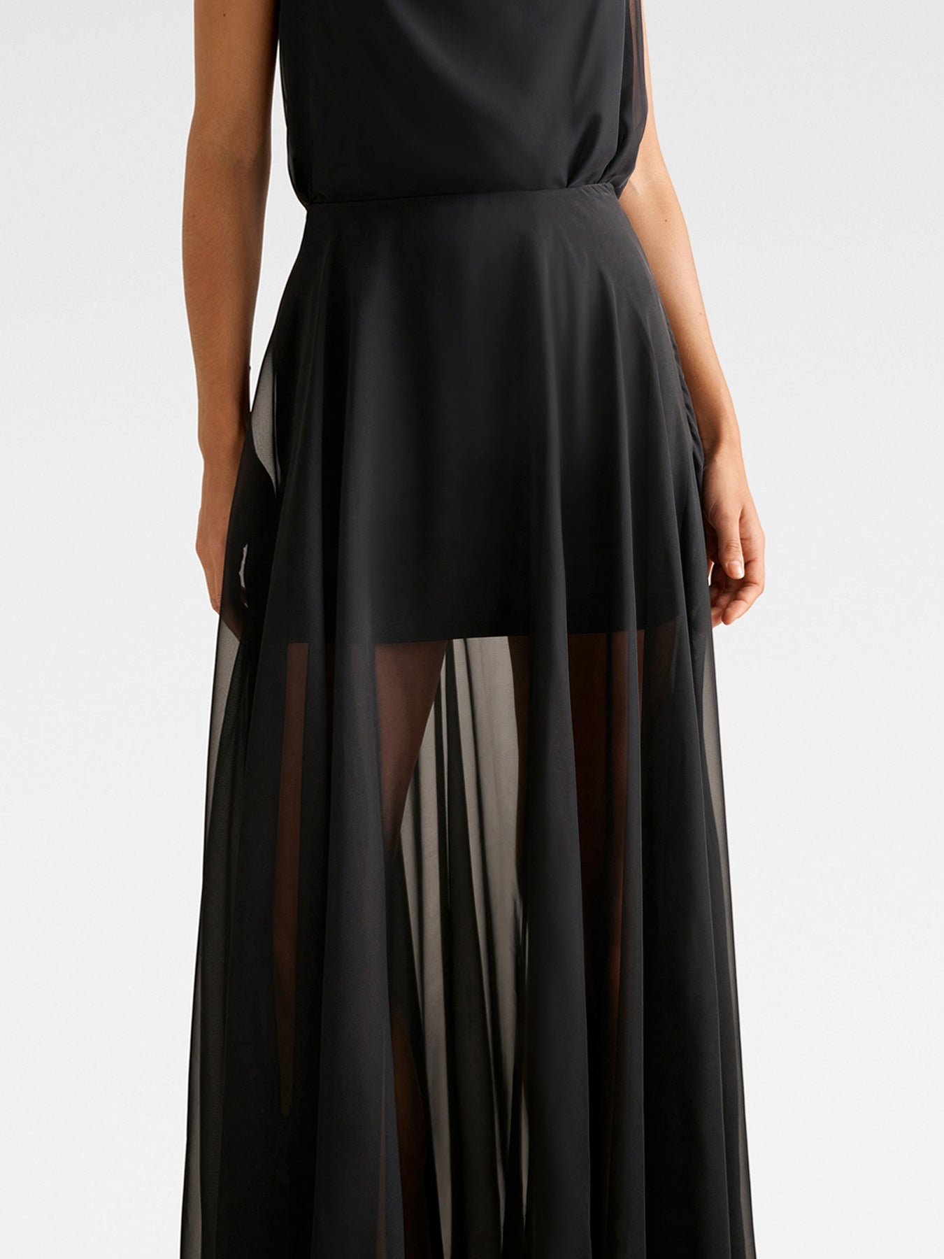 Lisette Sheer Maxi Skirt