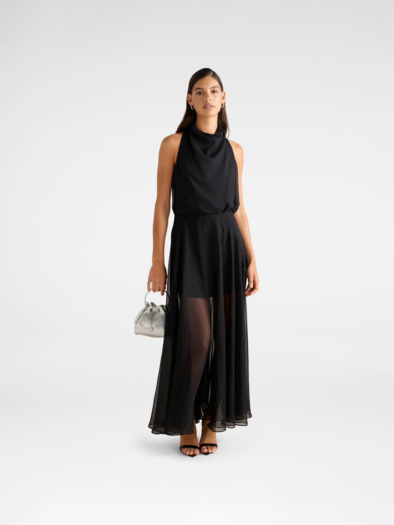 Ayla Draped Halter Neck Top