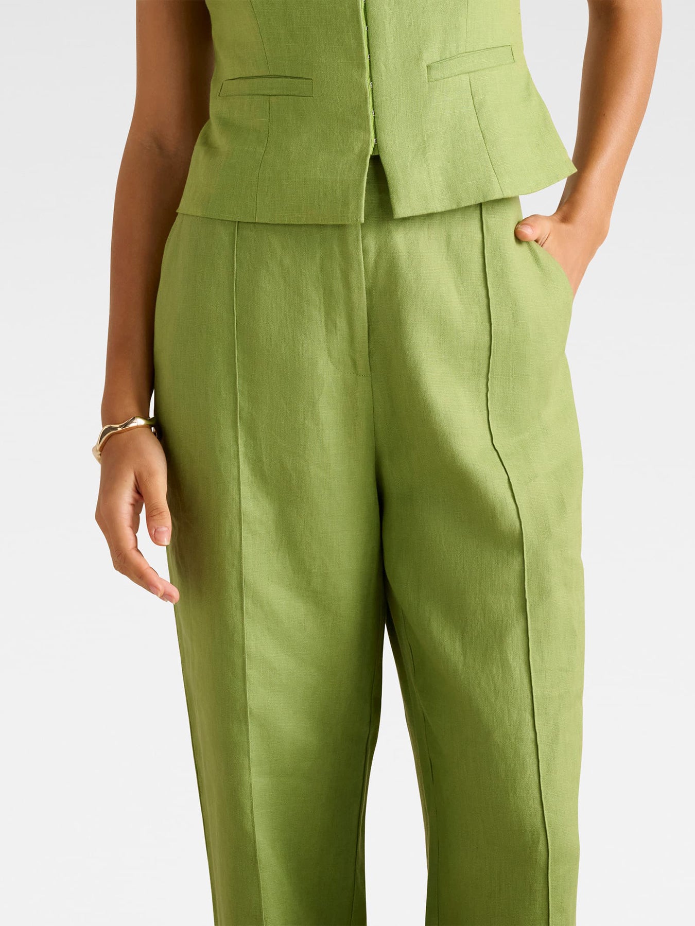 Posey Linen Wide Leg Pants