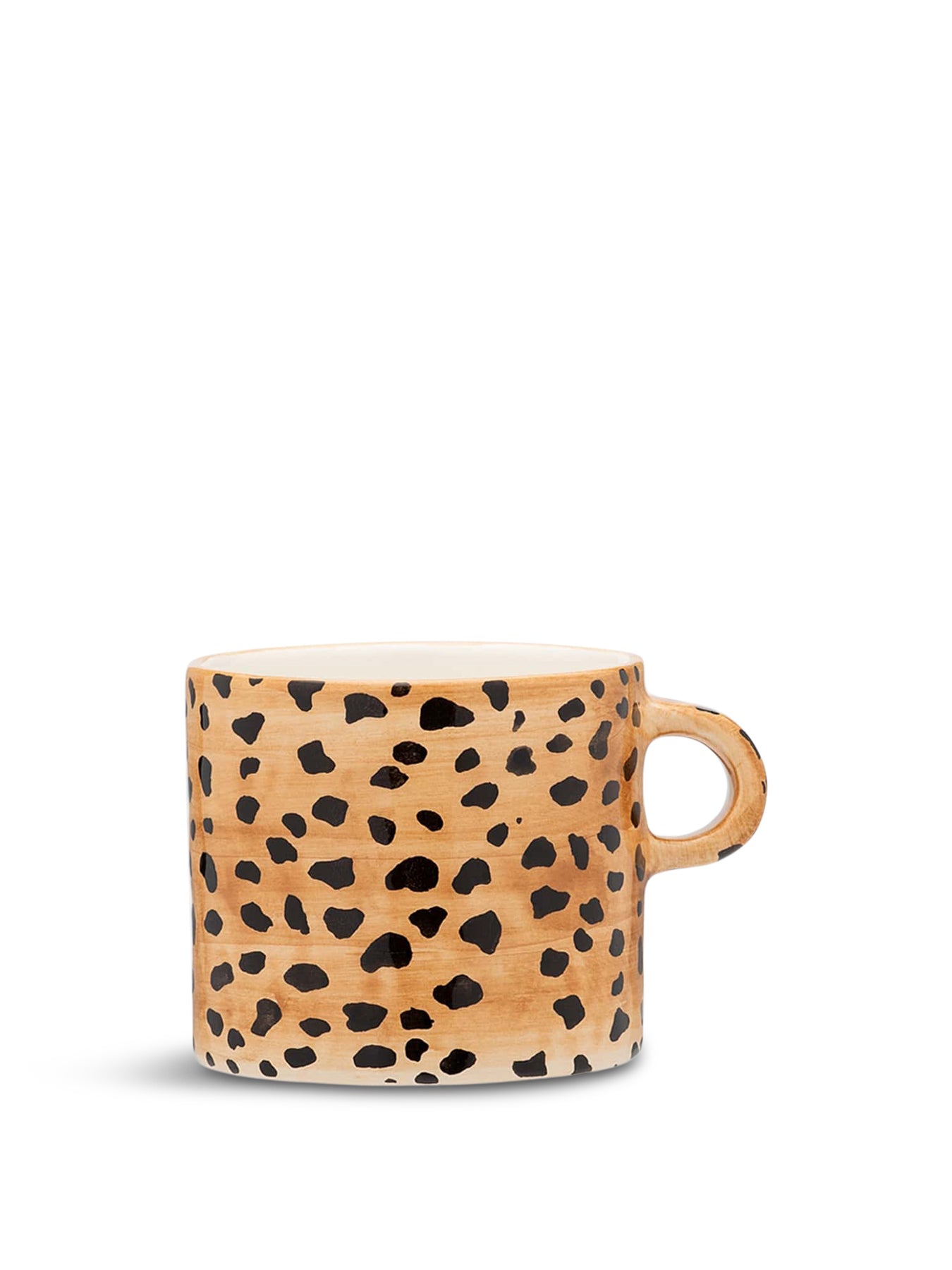 Brown Leopard Print Ceramic Mug