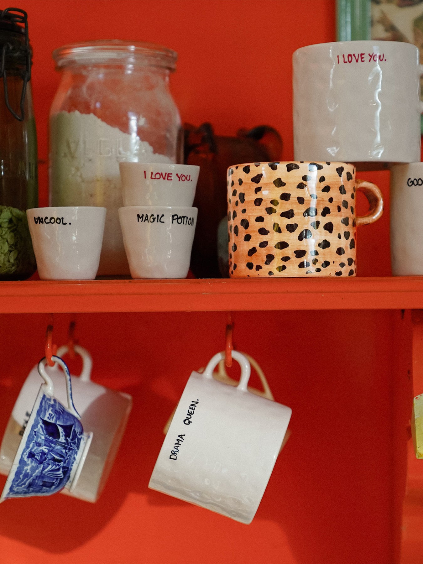 Brown Leopard Print Ceramic Mug