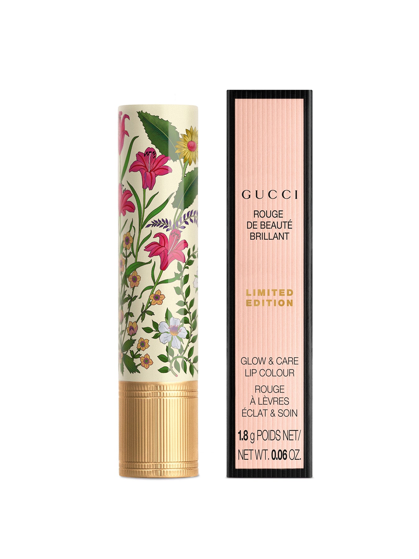 Gucci Flora Intense Rouge De Beauté Brillant Limited Edition Lipstick