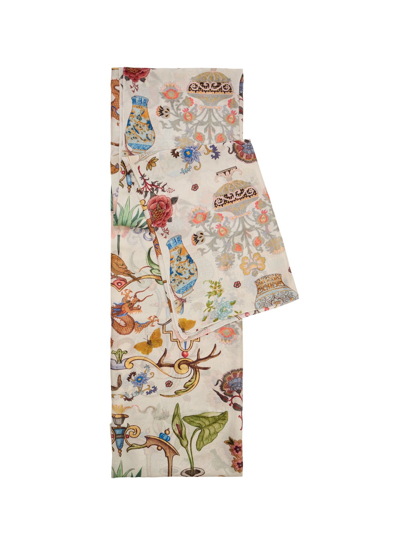 Crane Plaster Pink Scarf