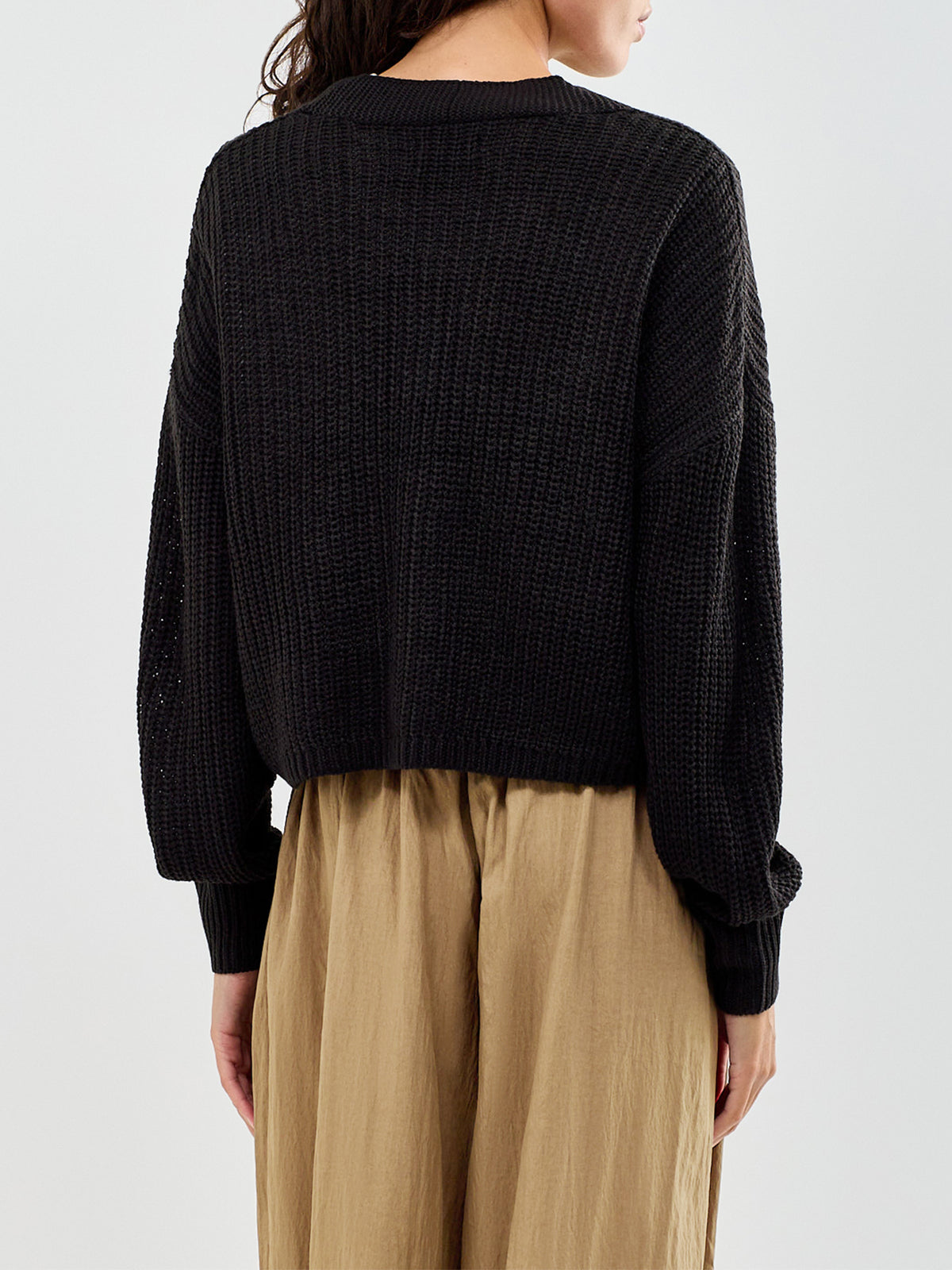 Carol Long Sleeve Cardigan Black