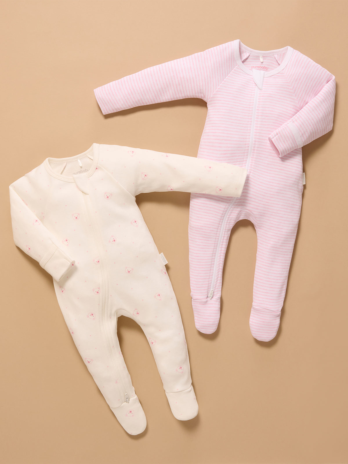 2 Pack Zip Growsuits