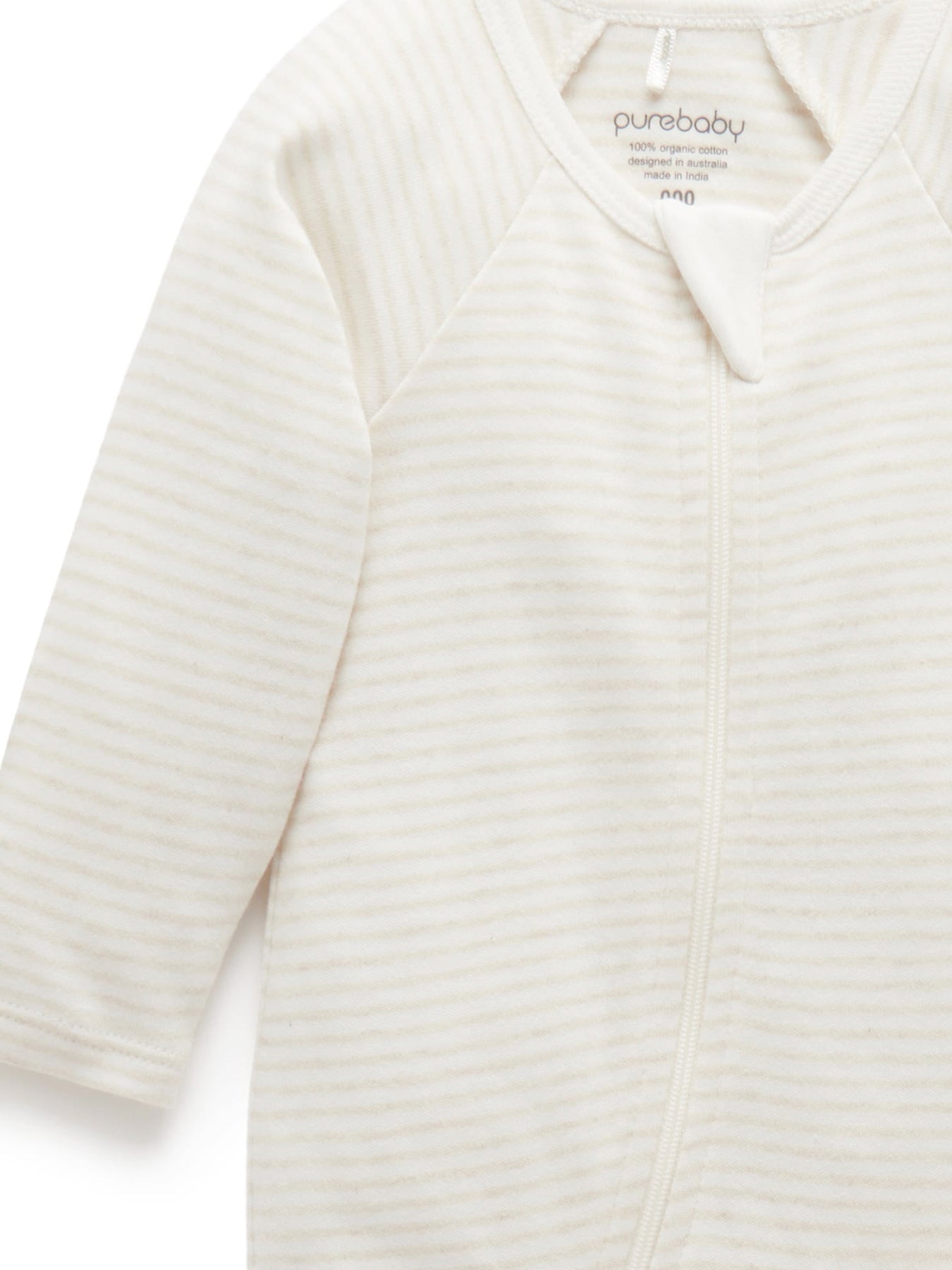 2 Pack Zip Growsuits Pale Blue