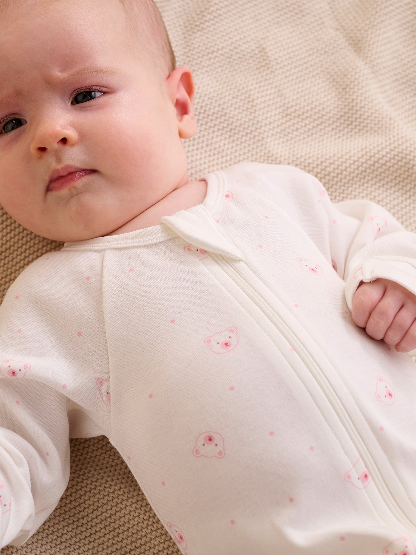 4 Pack Zip Organic Cotton Growsuit