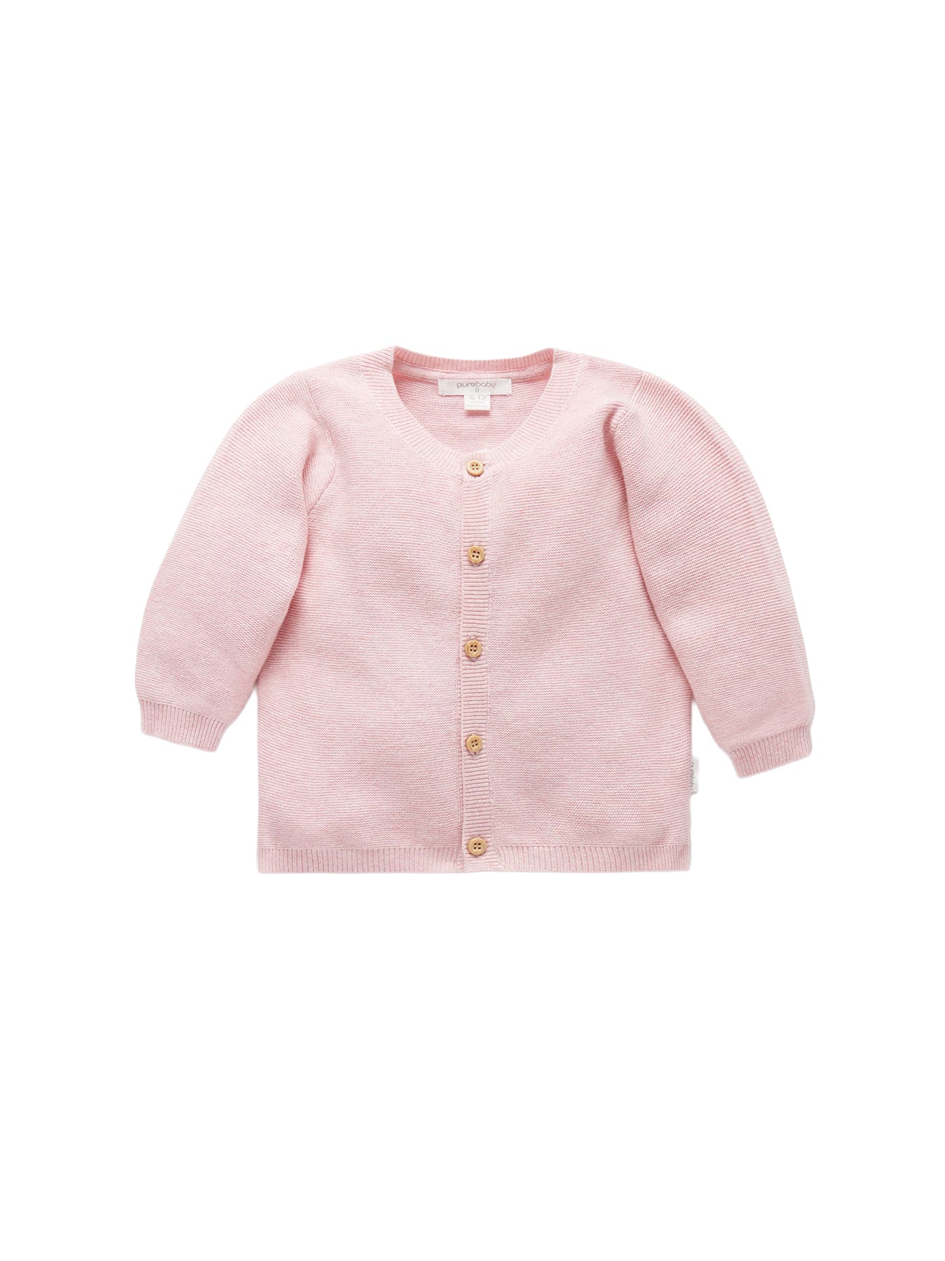 Textured Cardigan Pink Melange
