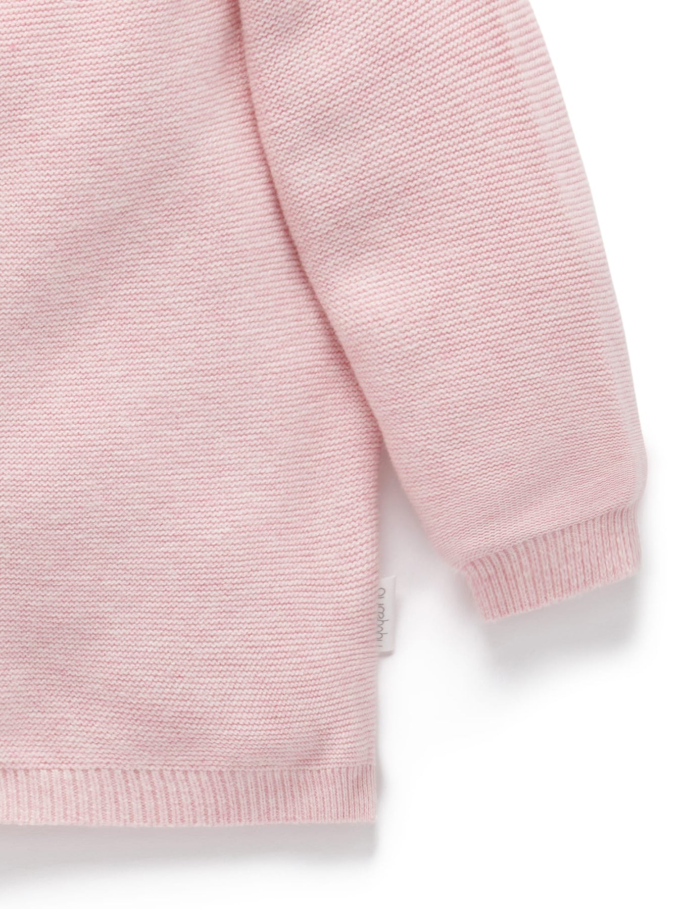Textured Cardigan Pink Melange