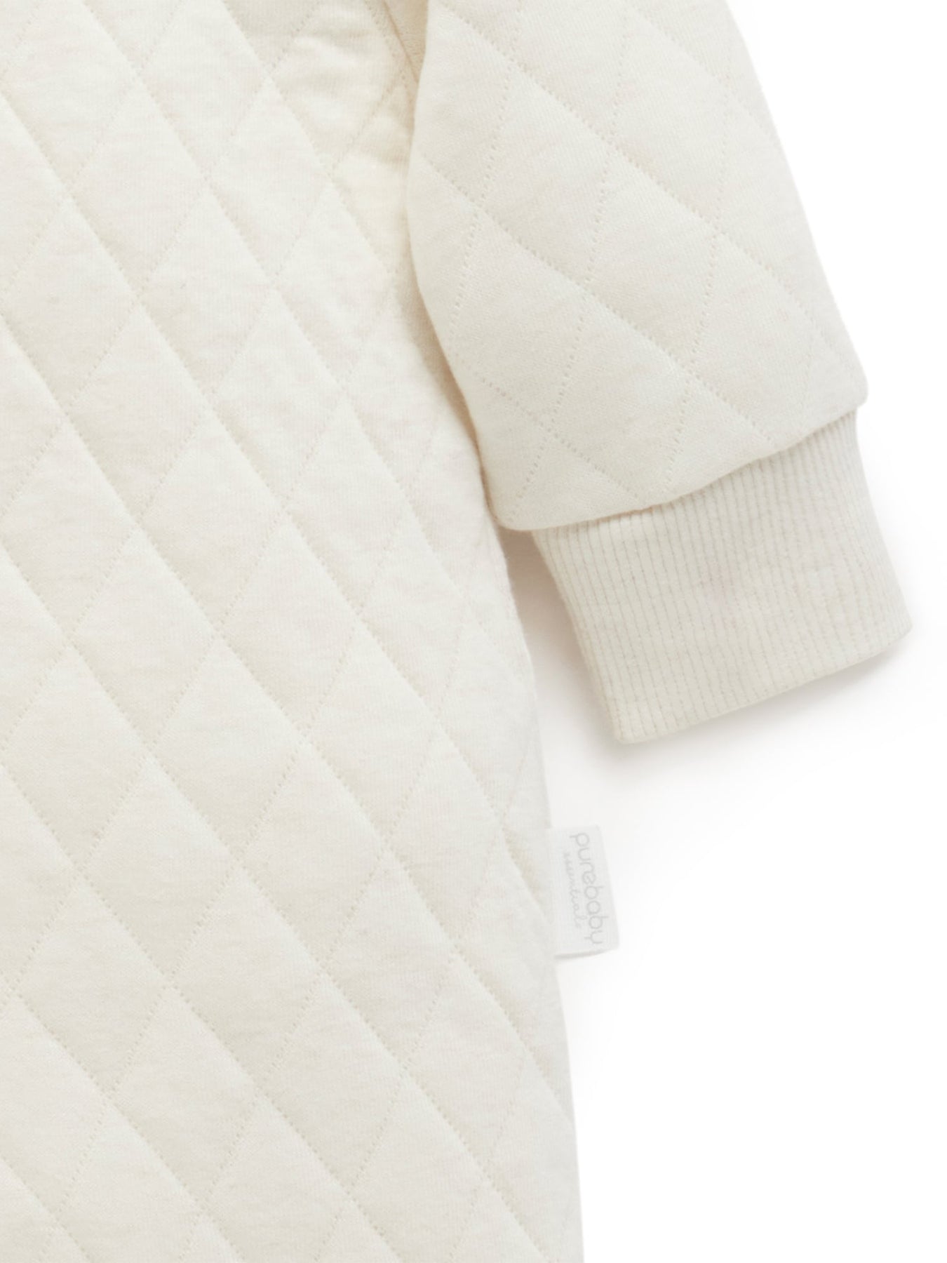 Quilted Growsuit Wheat Melange