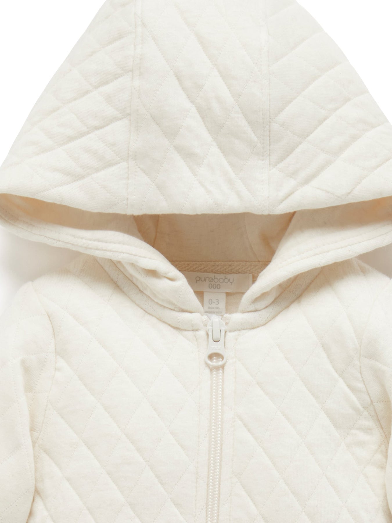 Quilted Growsuit Wheat Melange
