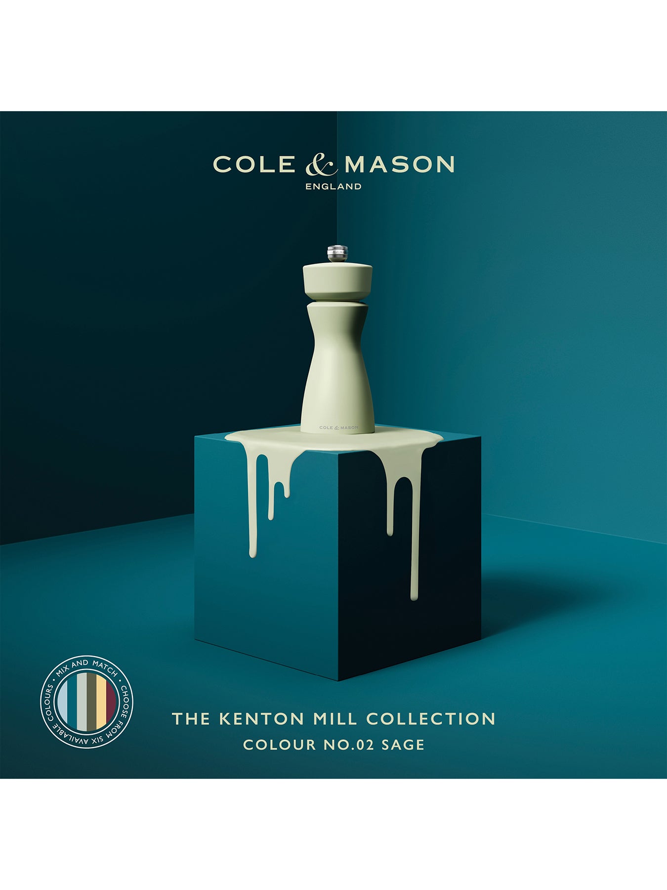 Kenton Salt and Pepper Mill Sage