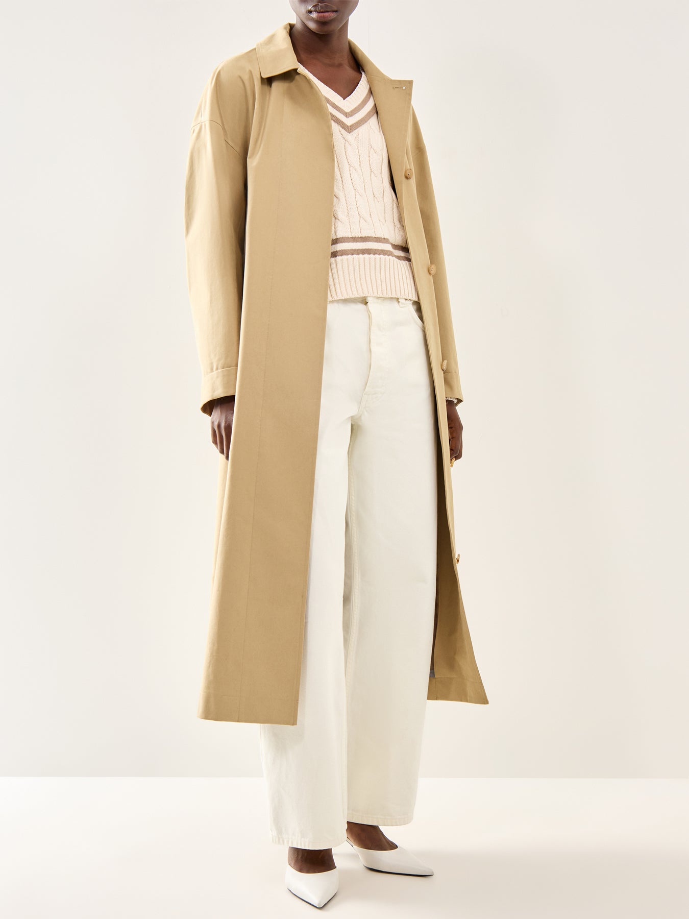 Tedurph Long Sleeve Wool Pullover Navy