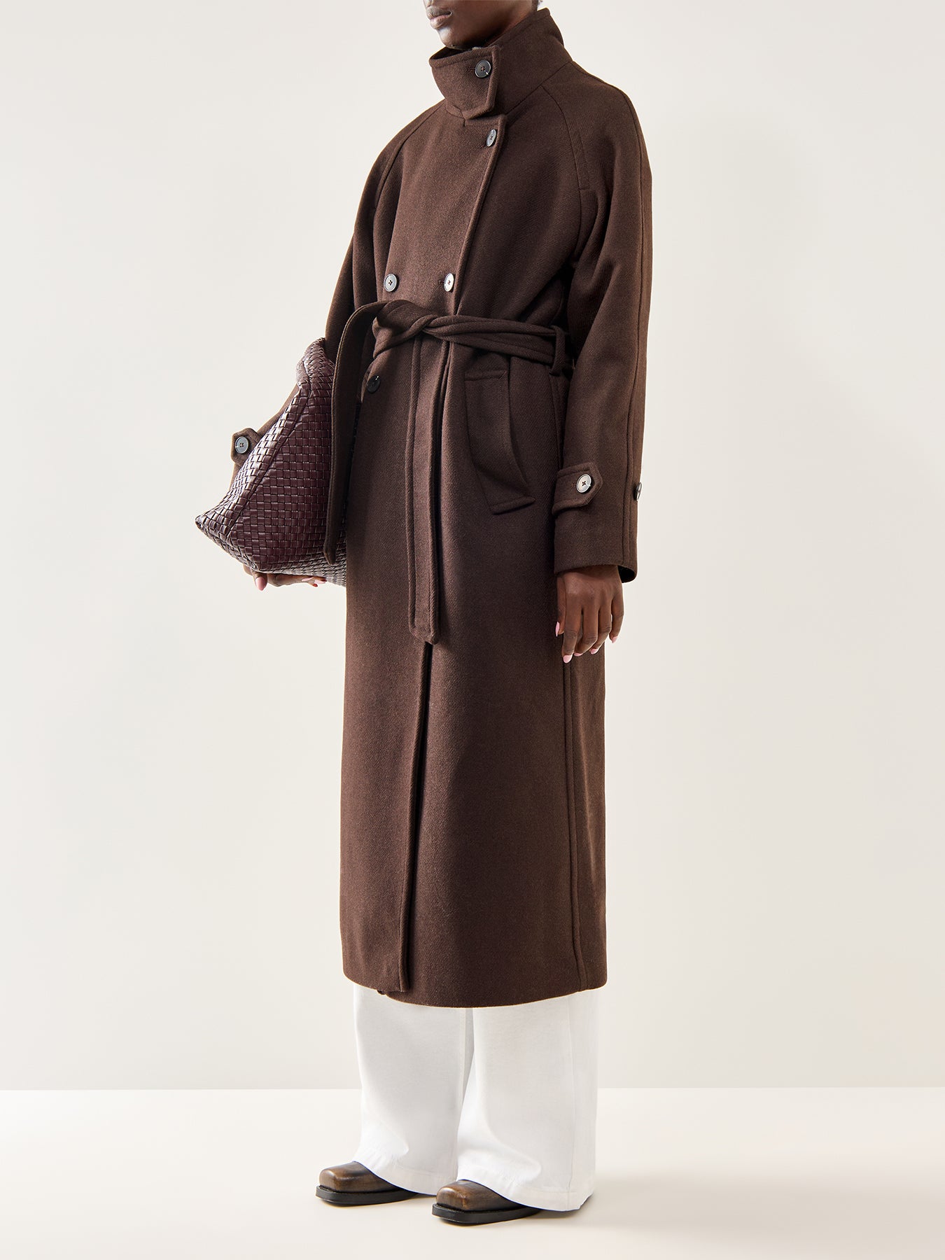 Madeline Manteco Coat Bordeaux
