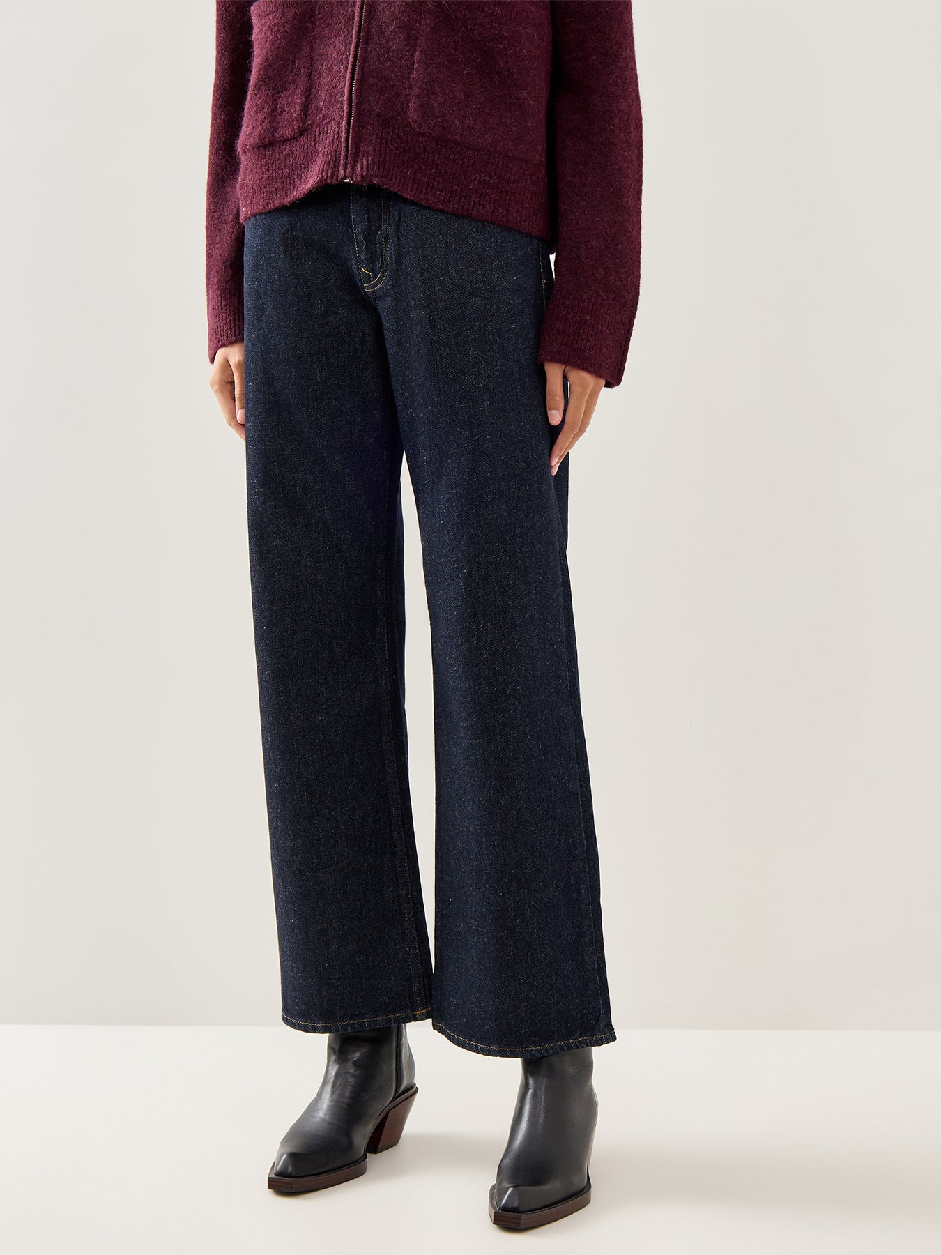 SLF Wide Bea Kori High Waist Jeans Blue