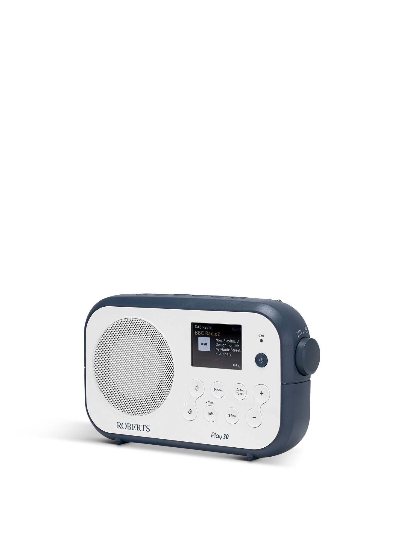 Play 30 Digital Radio with Bluetooth DAB/DAB+/FM RDS White