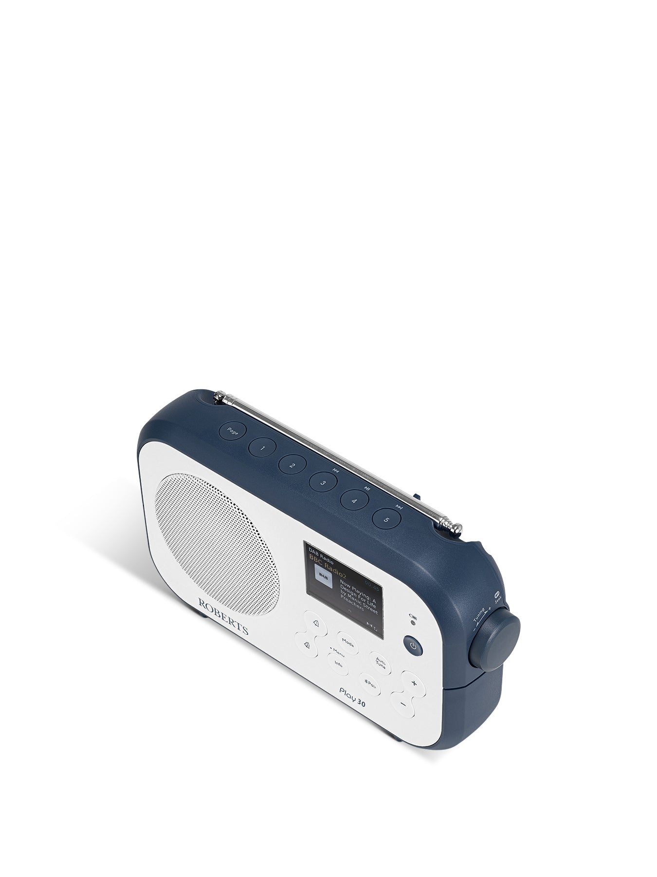 Play 30 Digital Radio with Bluetooth DAB/DAB+/FM RDS White