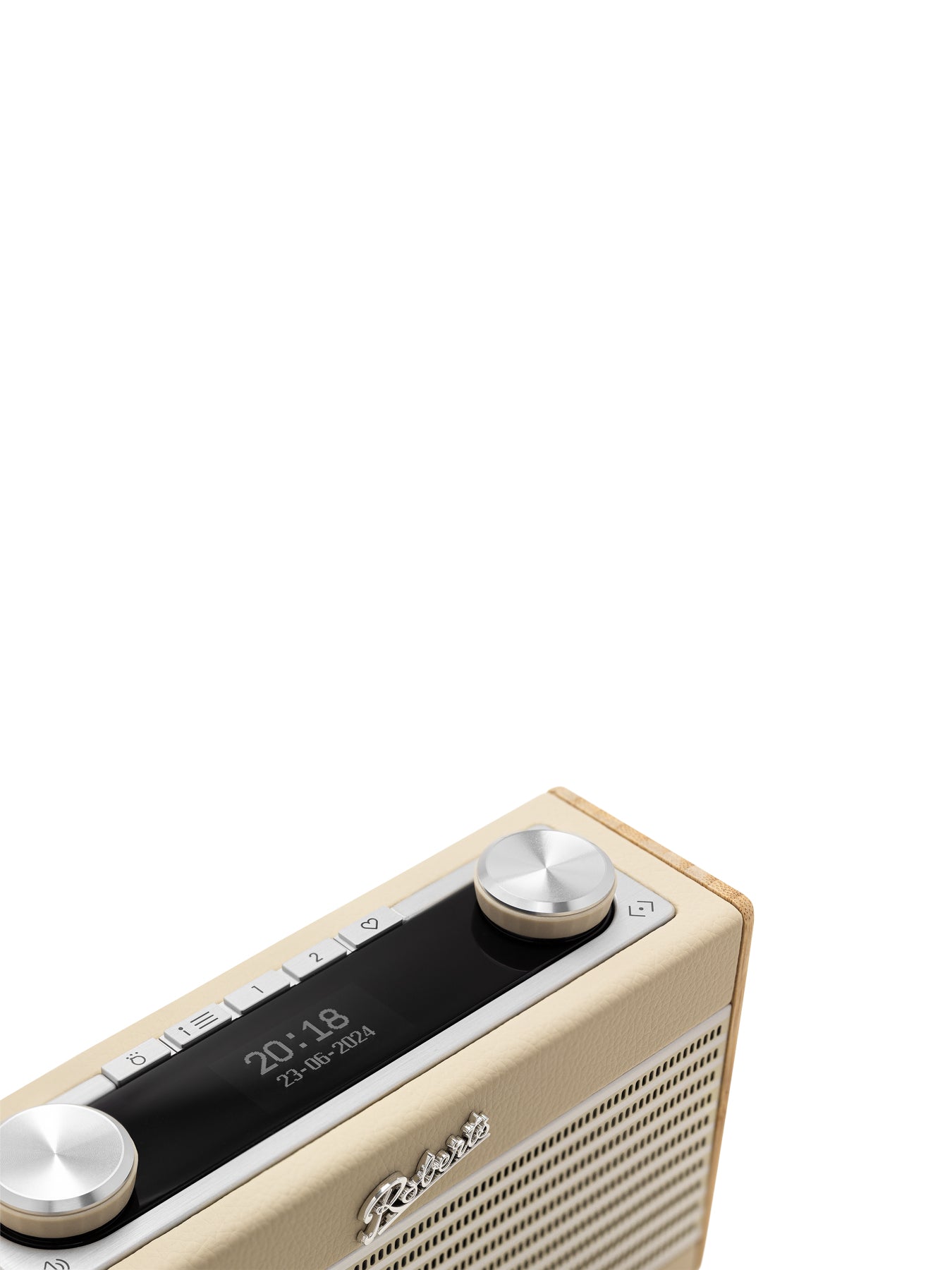 ROBERTS Rambler Uno Portable DAB+/FM Retro Bluetooth Radio Pastel Cream
