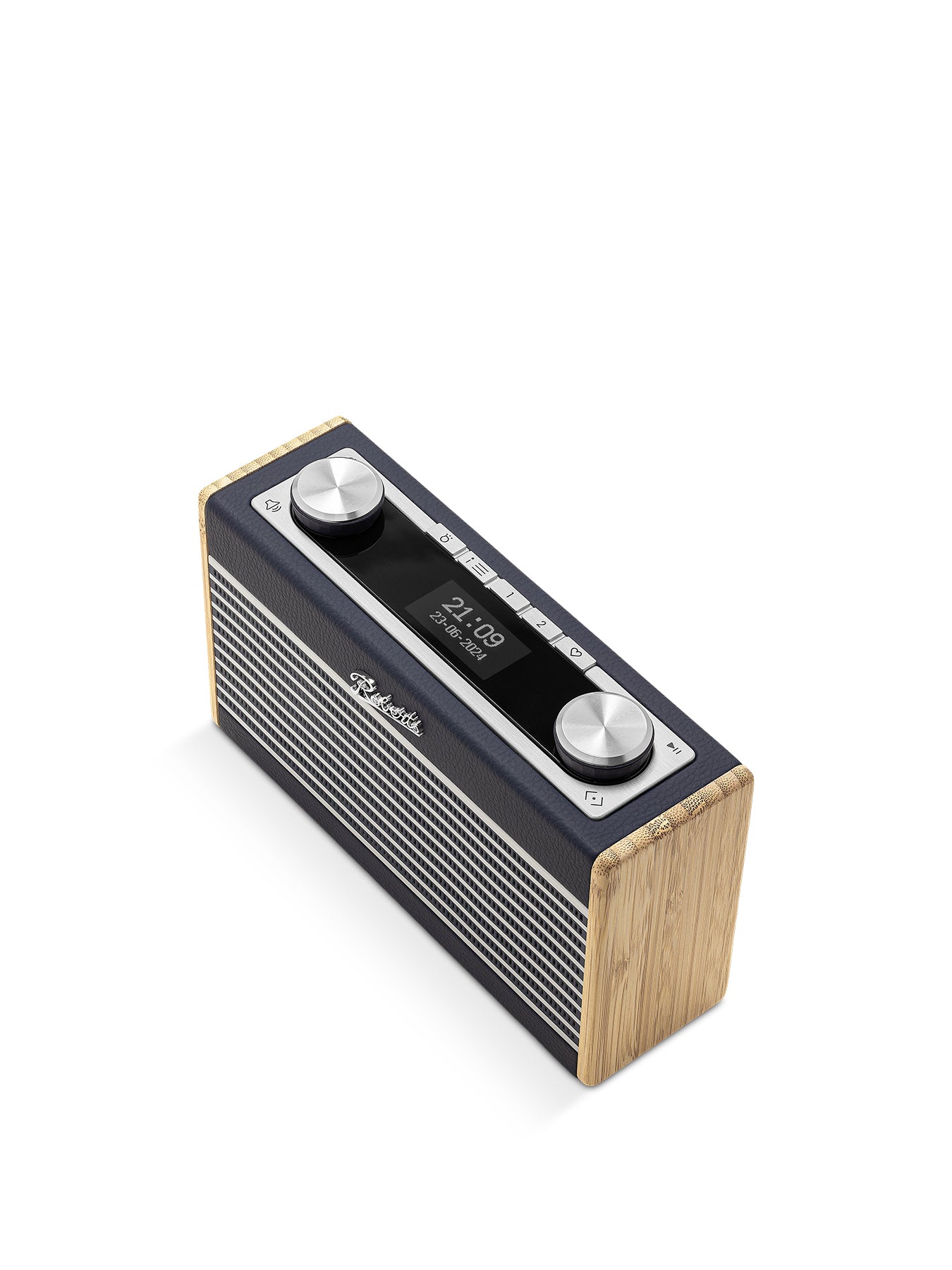 ROBERTS Rambler Uno Portable DAB+/FM Retro Bluetooth Radio Navy Blue