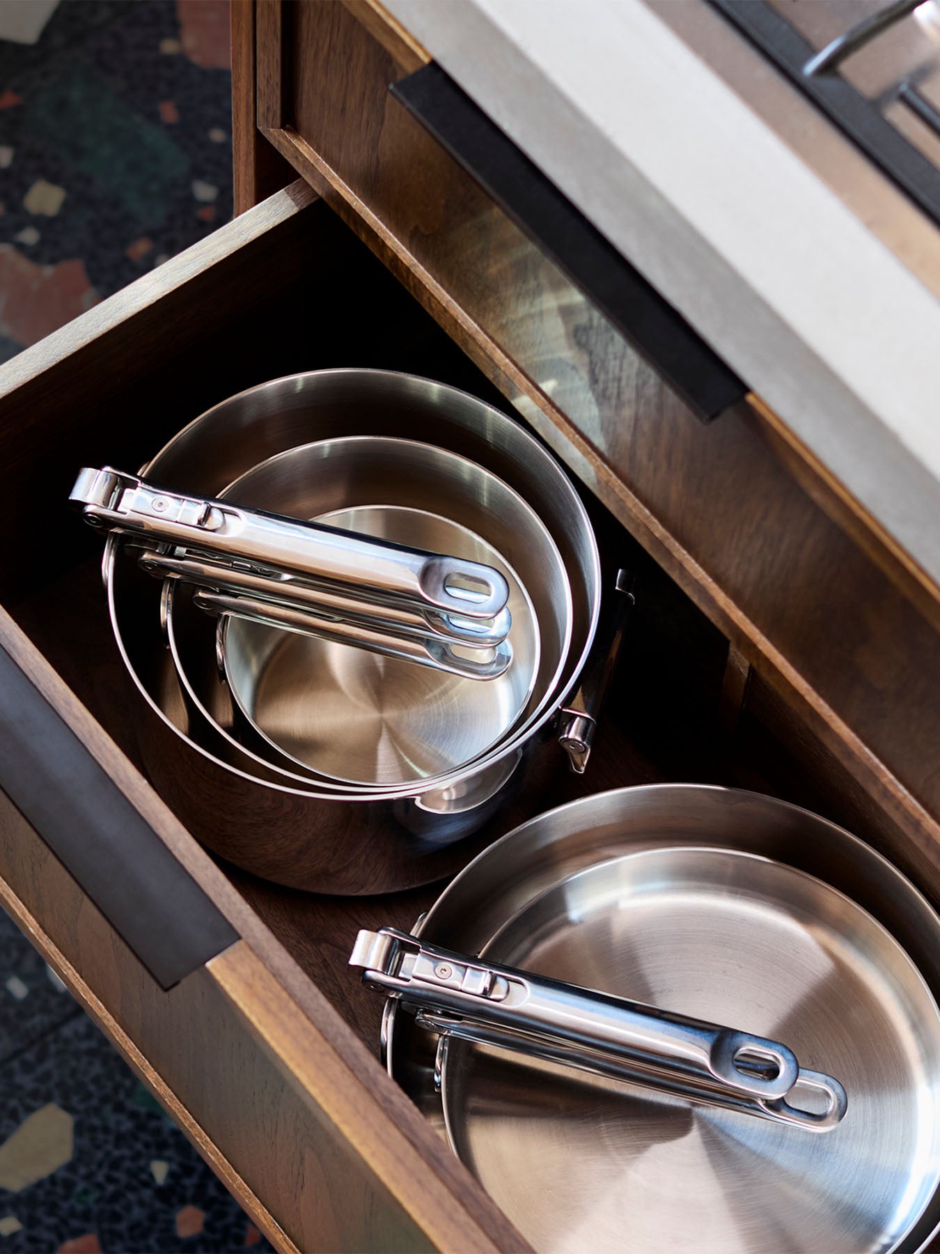 Space Steel Stainless Steel Frying Pan 20cm